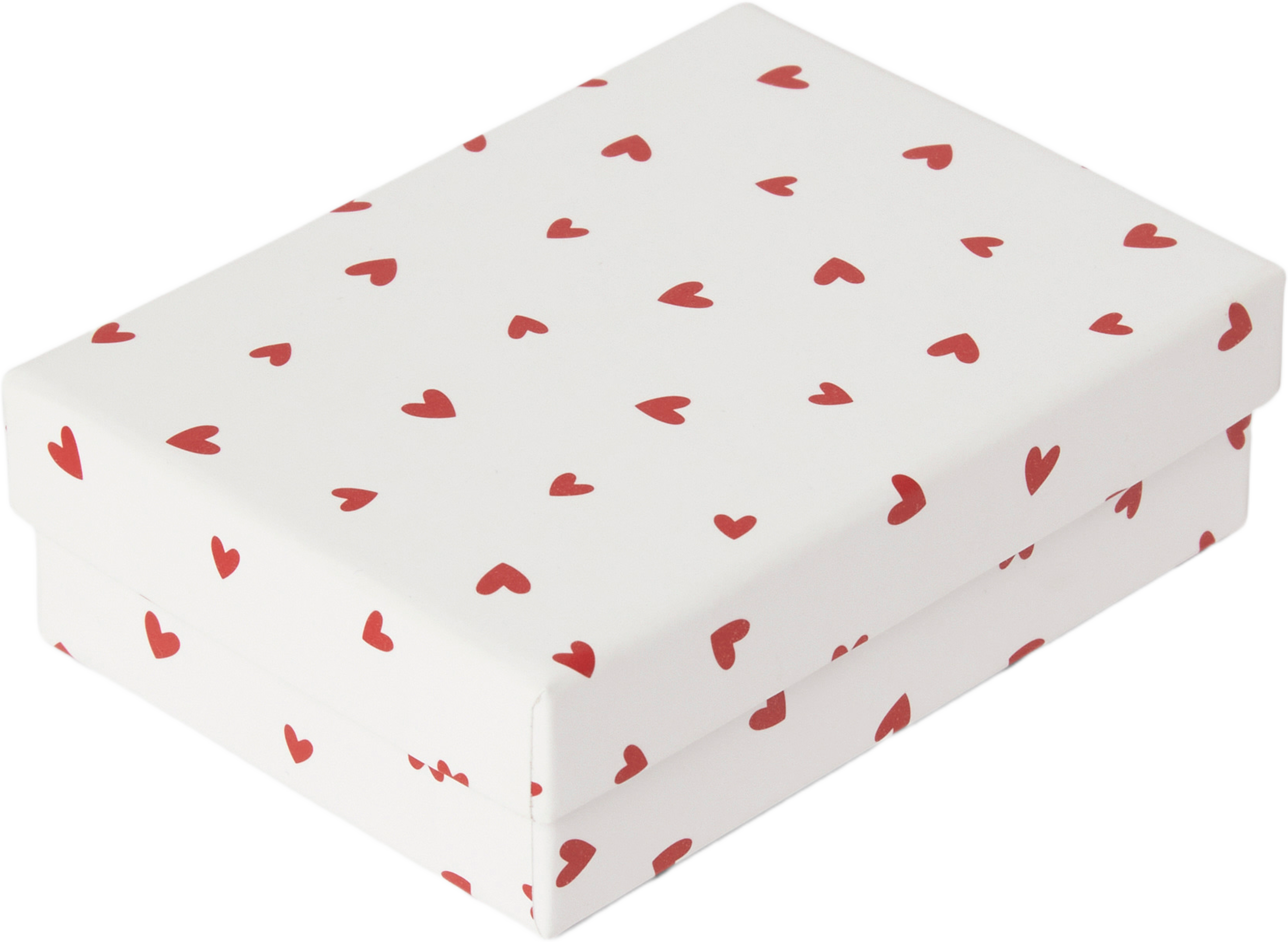 Presentask med lock 7,5x10,5 cm, från Åhléns Home, i färgen White/Red Print. Klicka för att öppna bilden i stort format