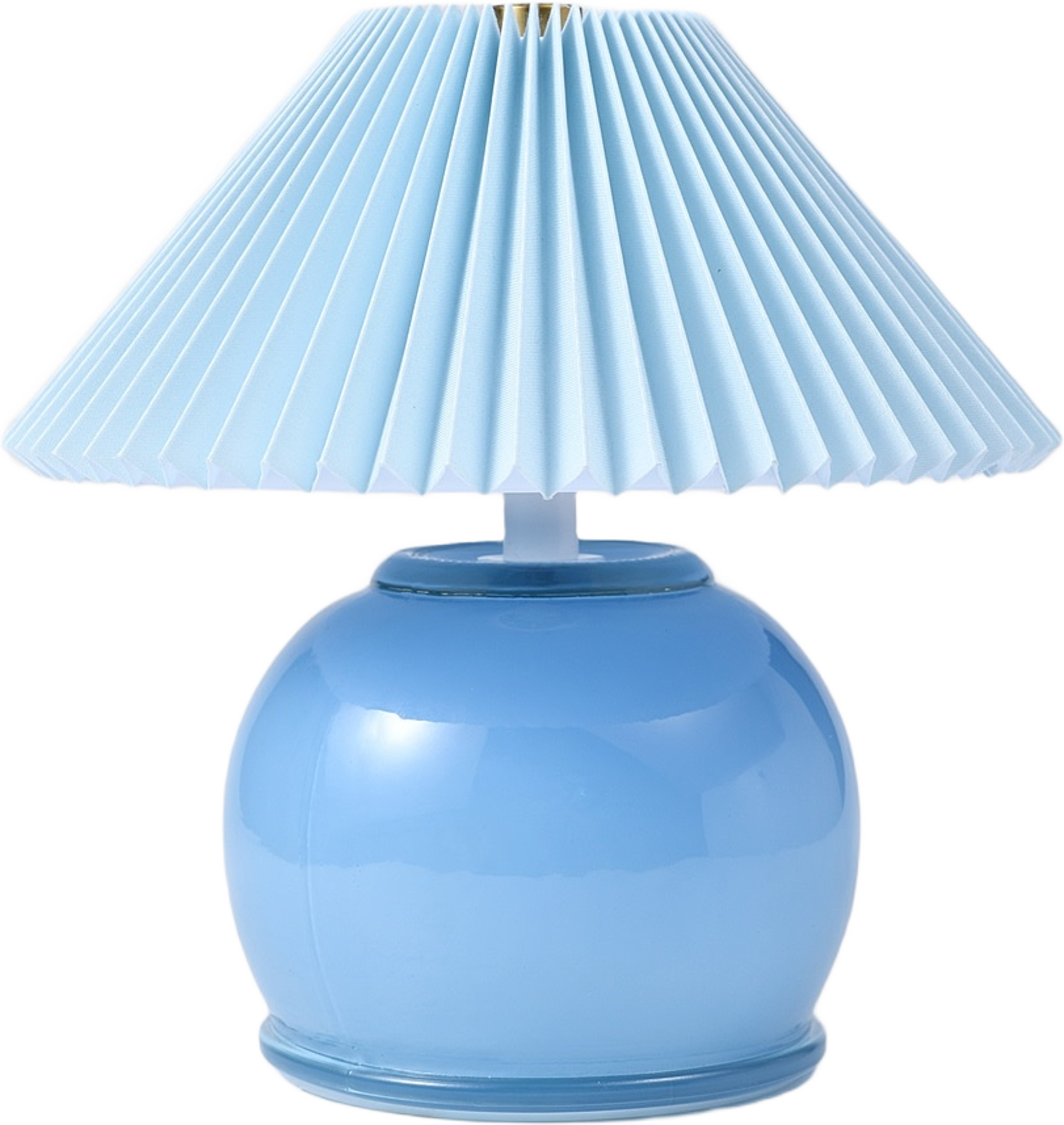 Bärbar lampa med timer LILOU, från Åhléns Home, i färgen Lt Blue. Klicka för att öppna bilden i stort format