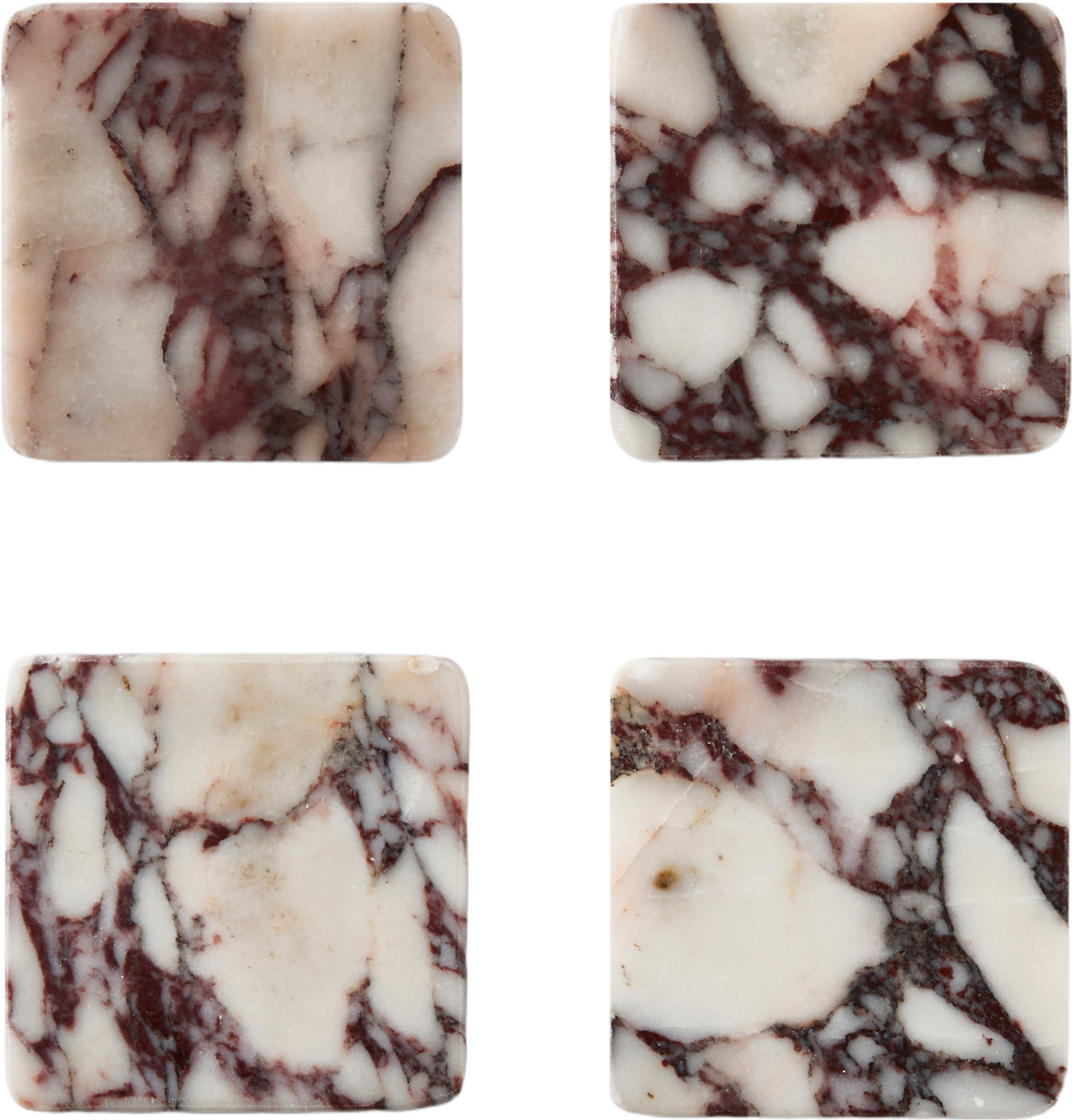 Glasunderlägg i marmor CLEO, från Åhléns Home, i färgen Multi. Klicka för att öppna bilden i stort format