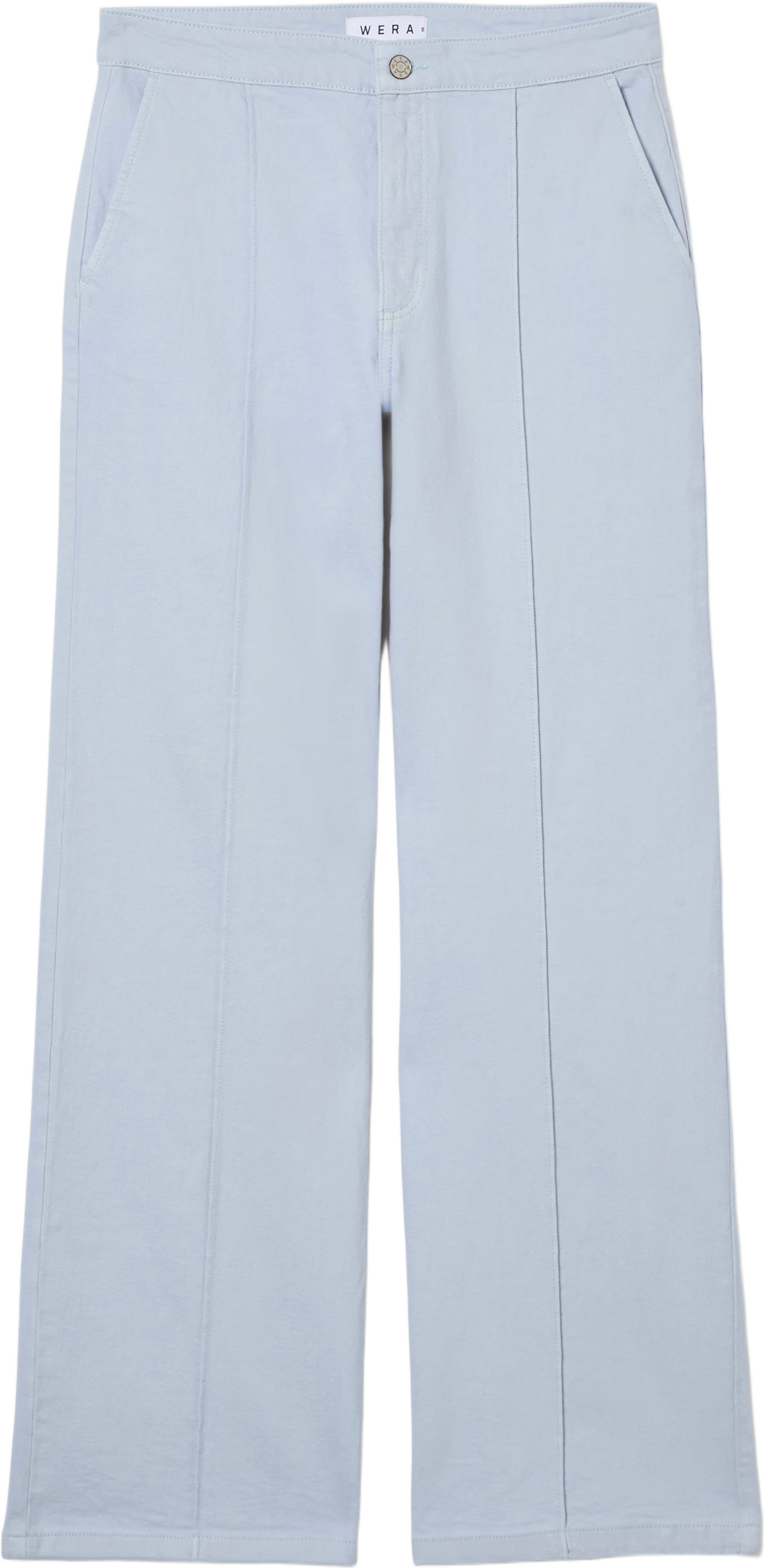 Twillbyxor PAULA, från Wera, i färgen Light Blue. Klicka för att öppna bilden i stort format
