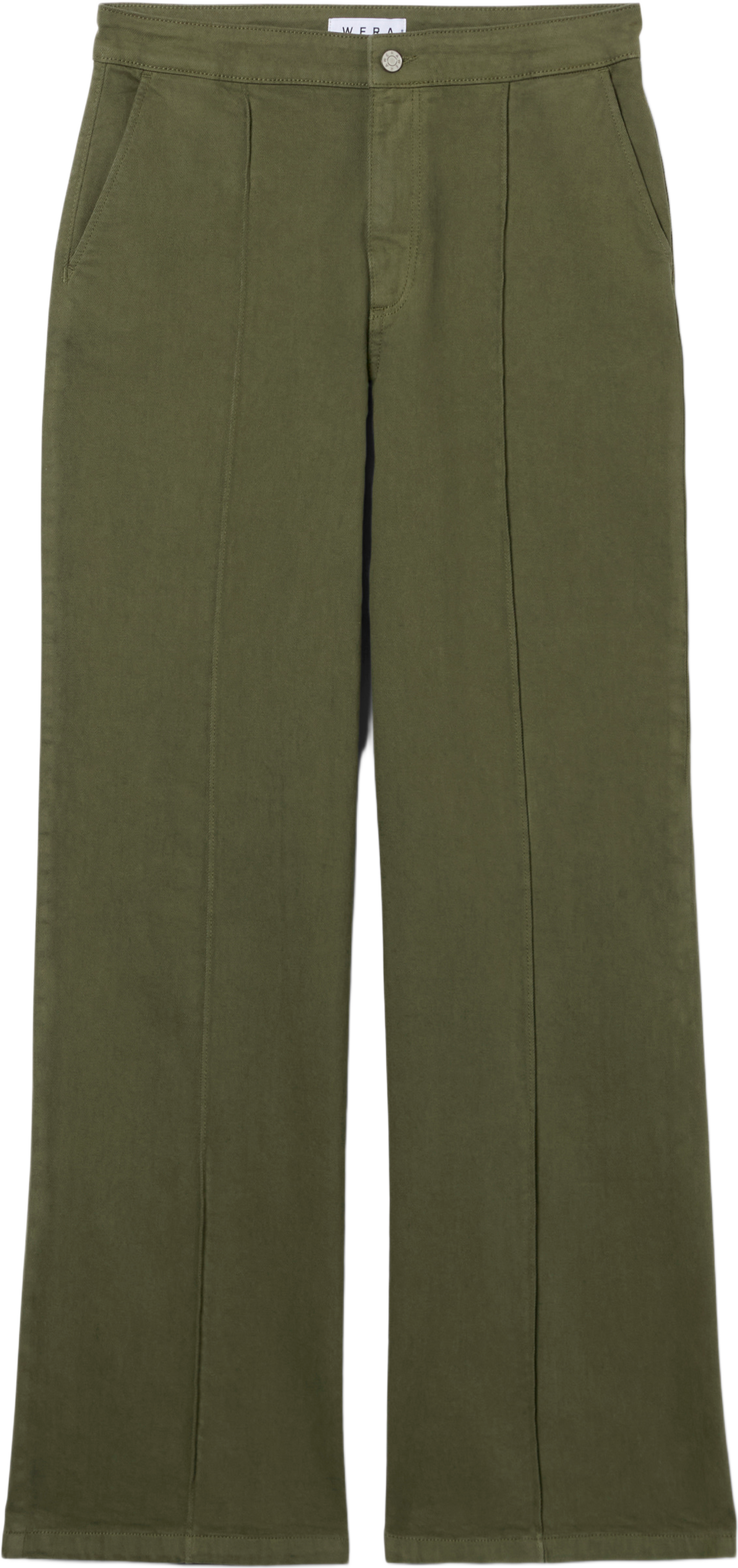 Twillbyxor PAULA, från Wera, i färgen Khaki. Klicka för att öppna bilden i stort format