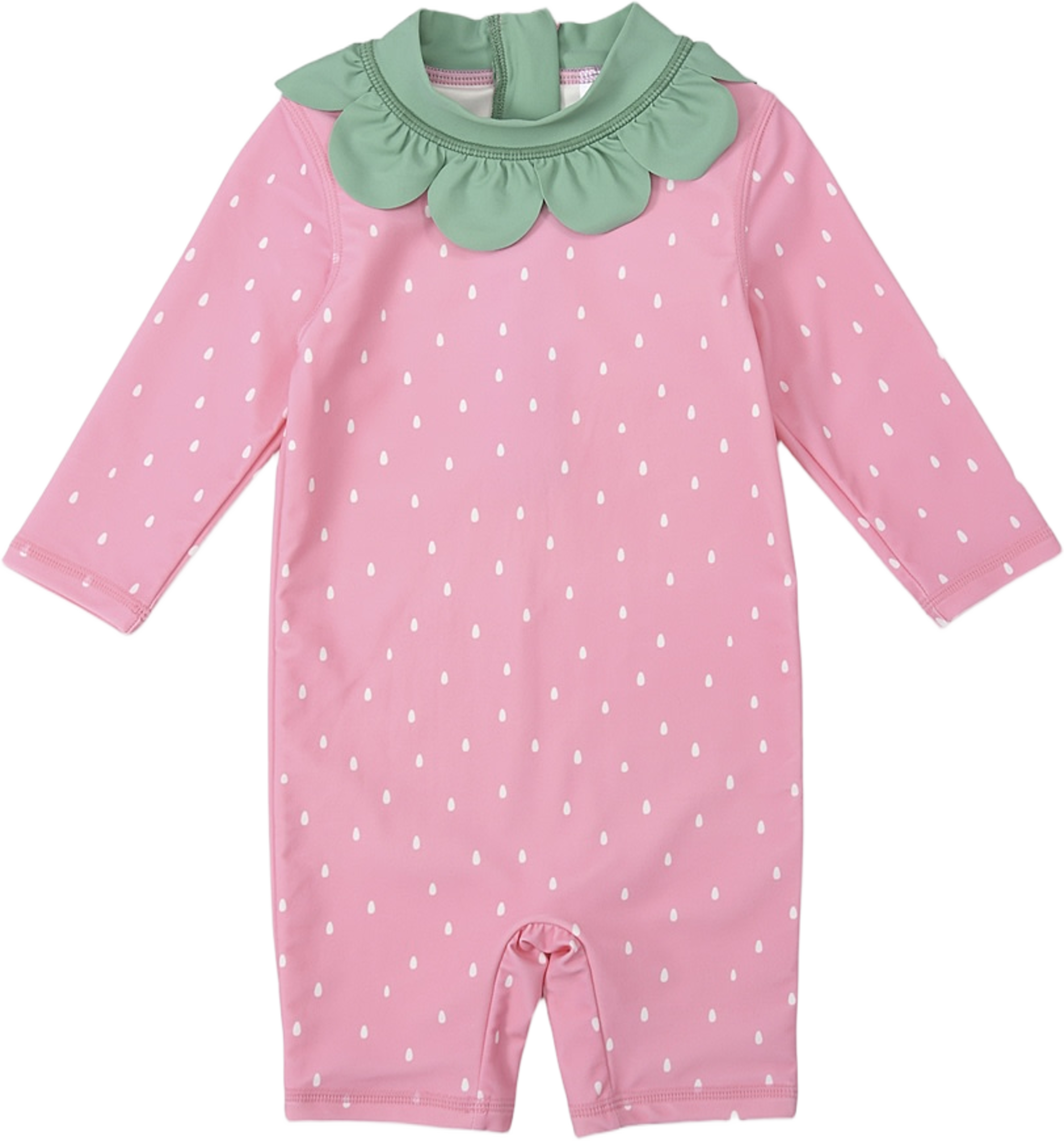 UV-dräkt för baby HANNA, från RIKIKI, i färgen Pink Berry. Klicka för att öppna bilden i stort format