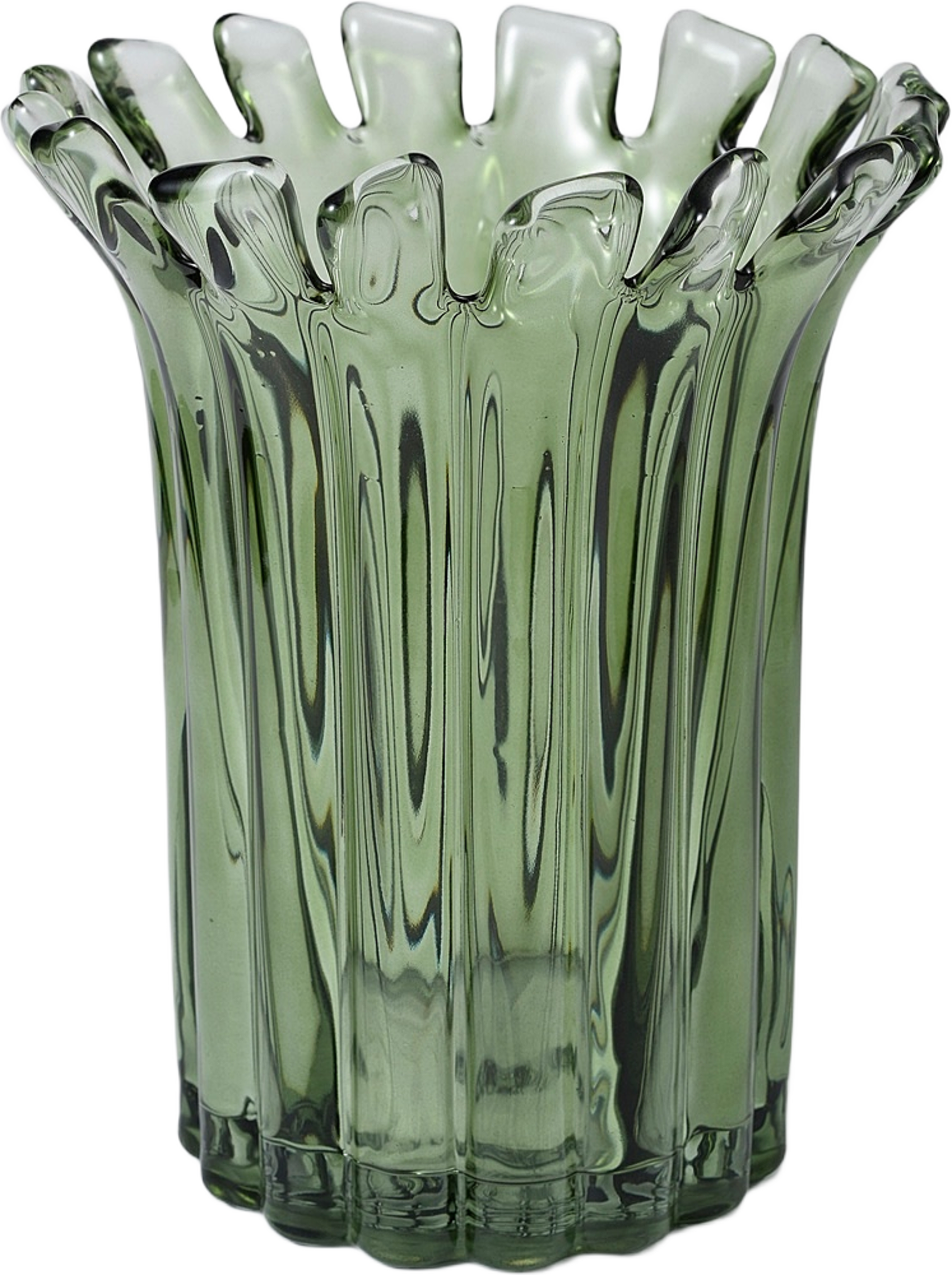 Vas BLOOM, från PORTOLINO LIVING, i färgen Green. Klicka för att öppna bilden i stort format