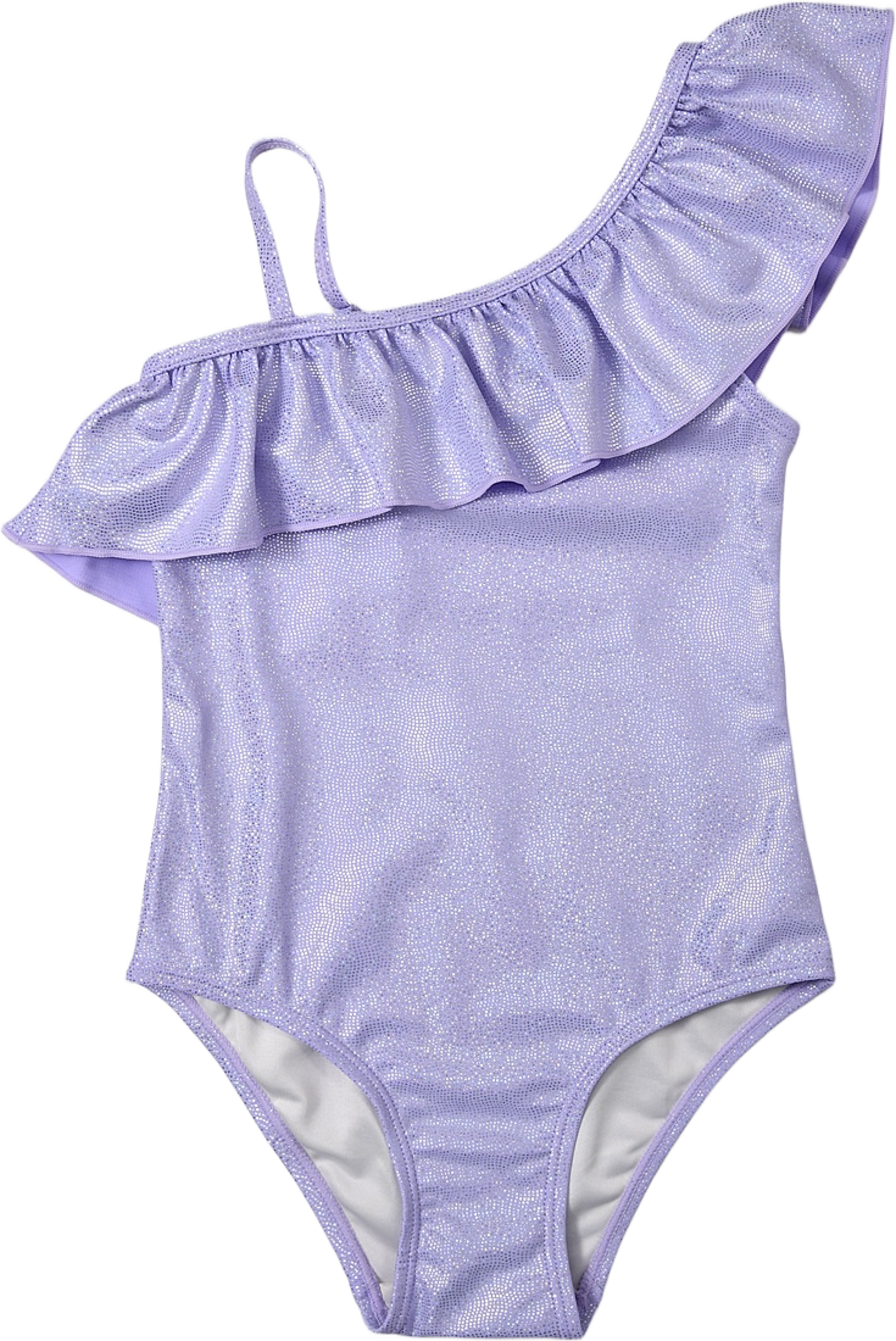 Baddräkt med enkel axelrem WAVE, från RIKIKI, i färgen Lilac. Klicka för att öppna bilden i stort format