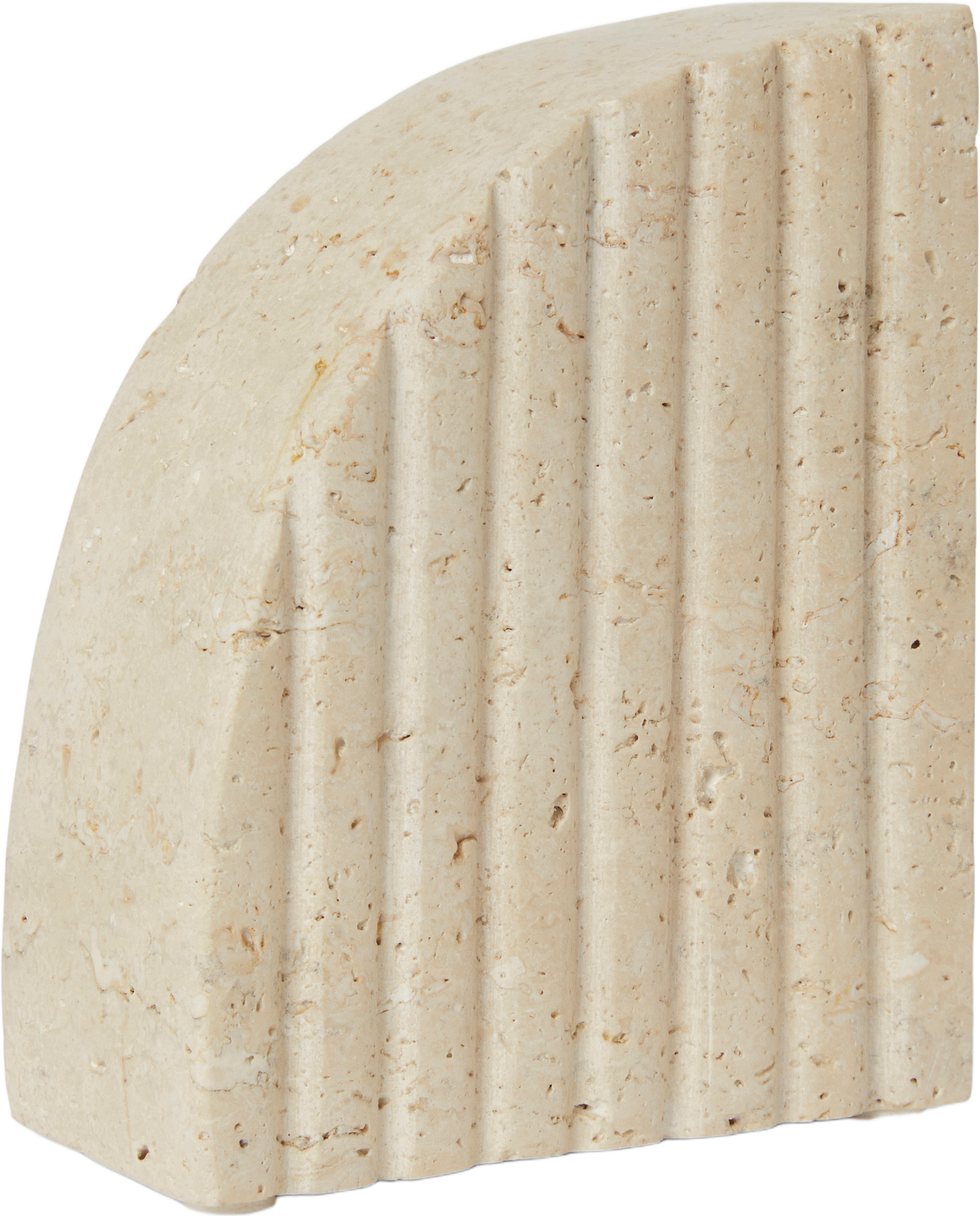 Bokstöd TRAVERTINE, från Åhléns Home, i färgen Beige. Klicka för att öppna bilden i stort format