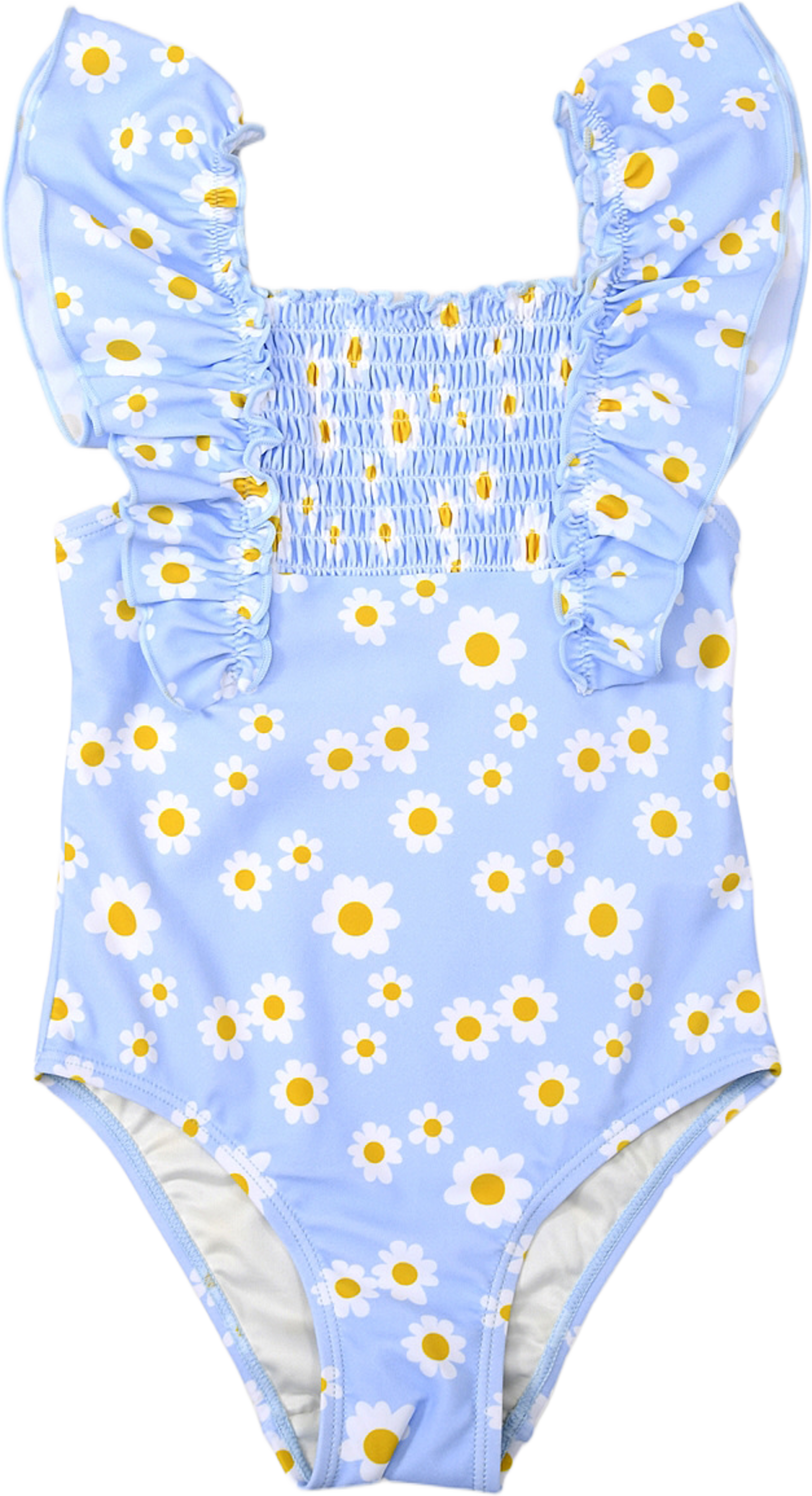 Baddräkt med smock DEBBIE, från RIKIKI, i färgen Flower. Klicka för att öppna bilden i stort format