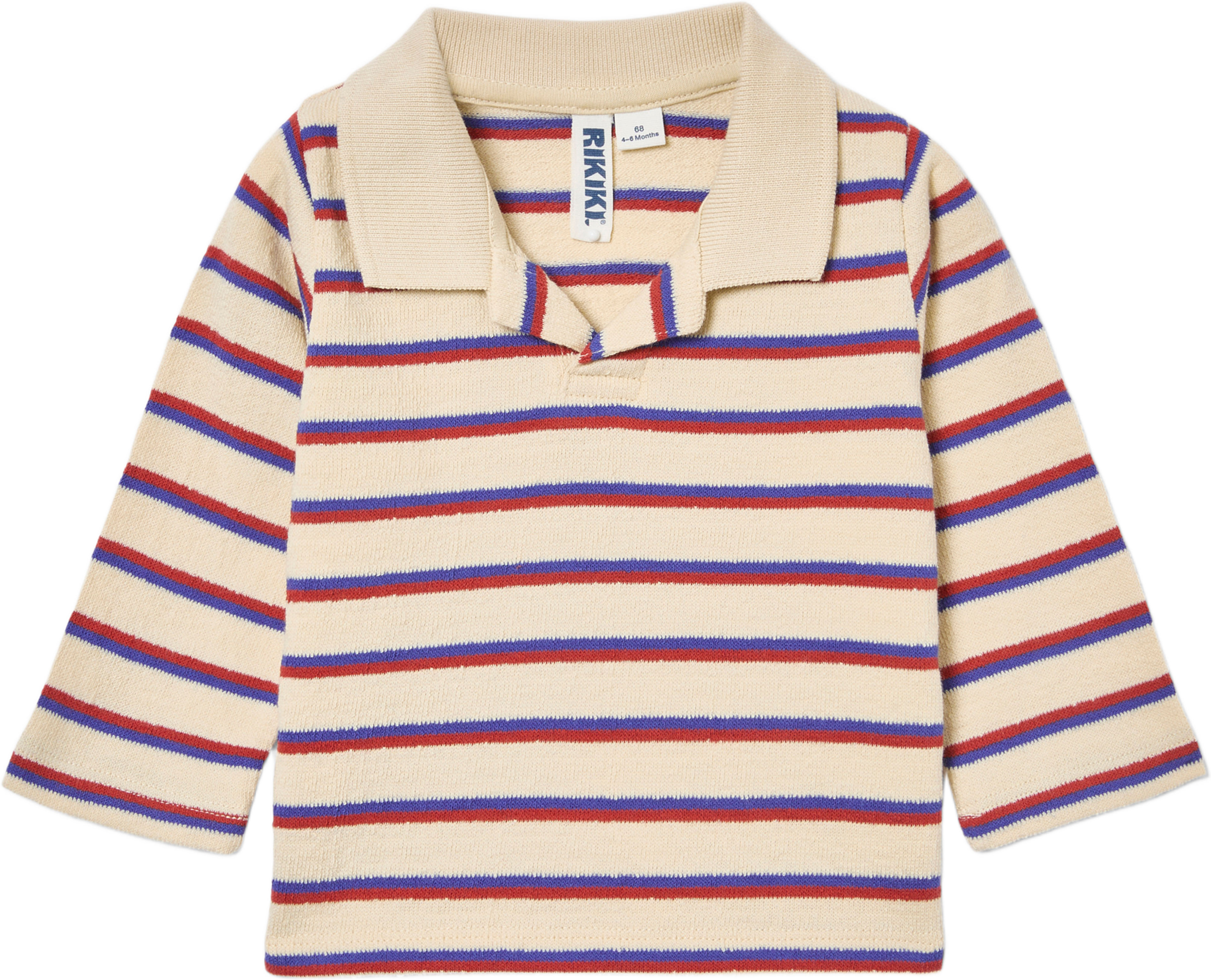 Långärmad tröja med krage GABE, från RIKIKI, i färgen Multi. Klicka för att öppna bilden i stort format