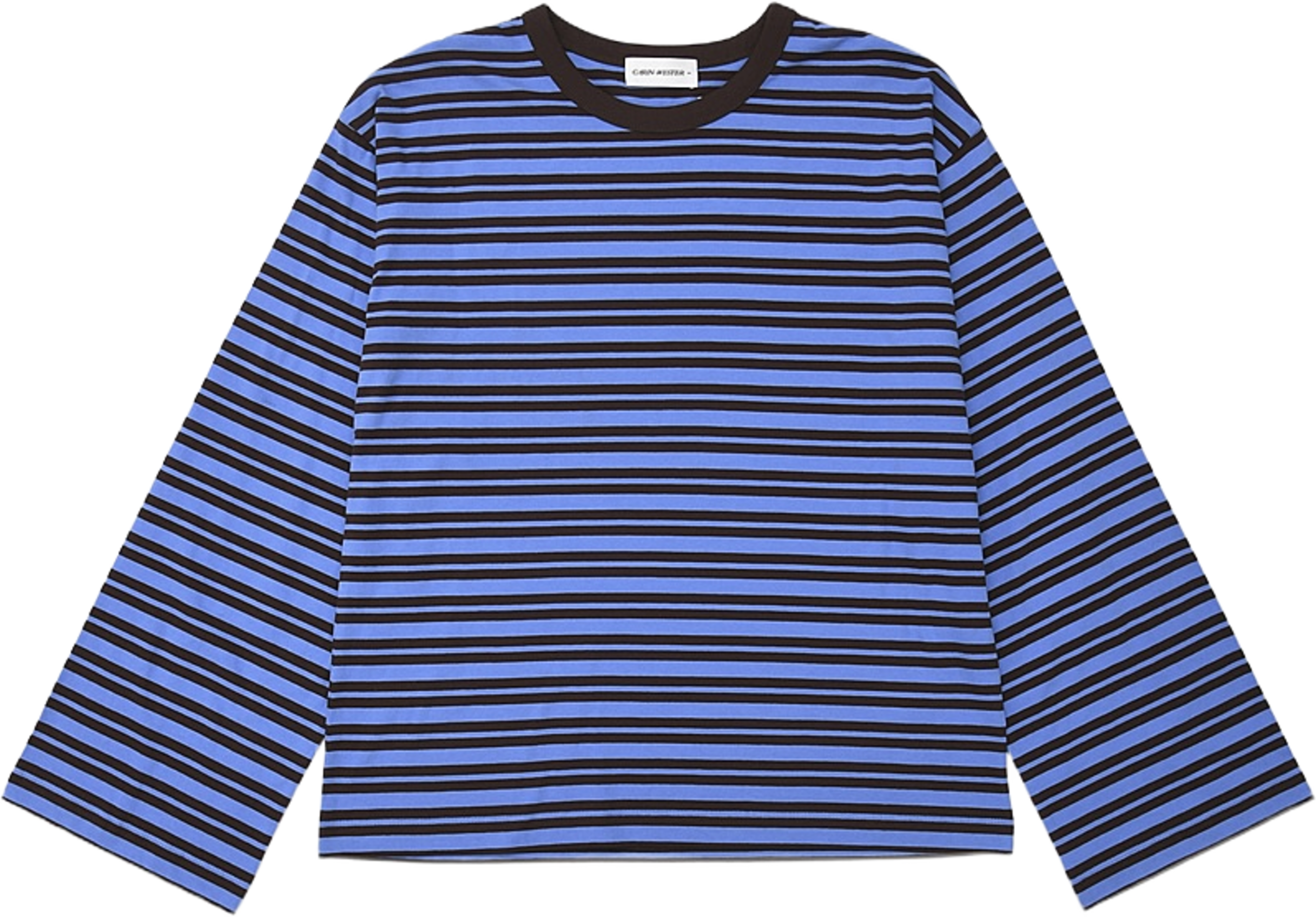 Bomullströja ALETTE, från Carin Wester, i färgen Blue Stripe. Klicka för att öppna bilden i stort format