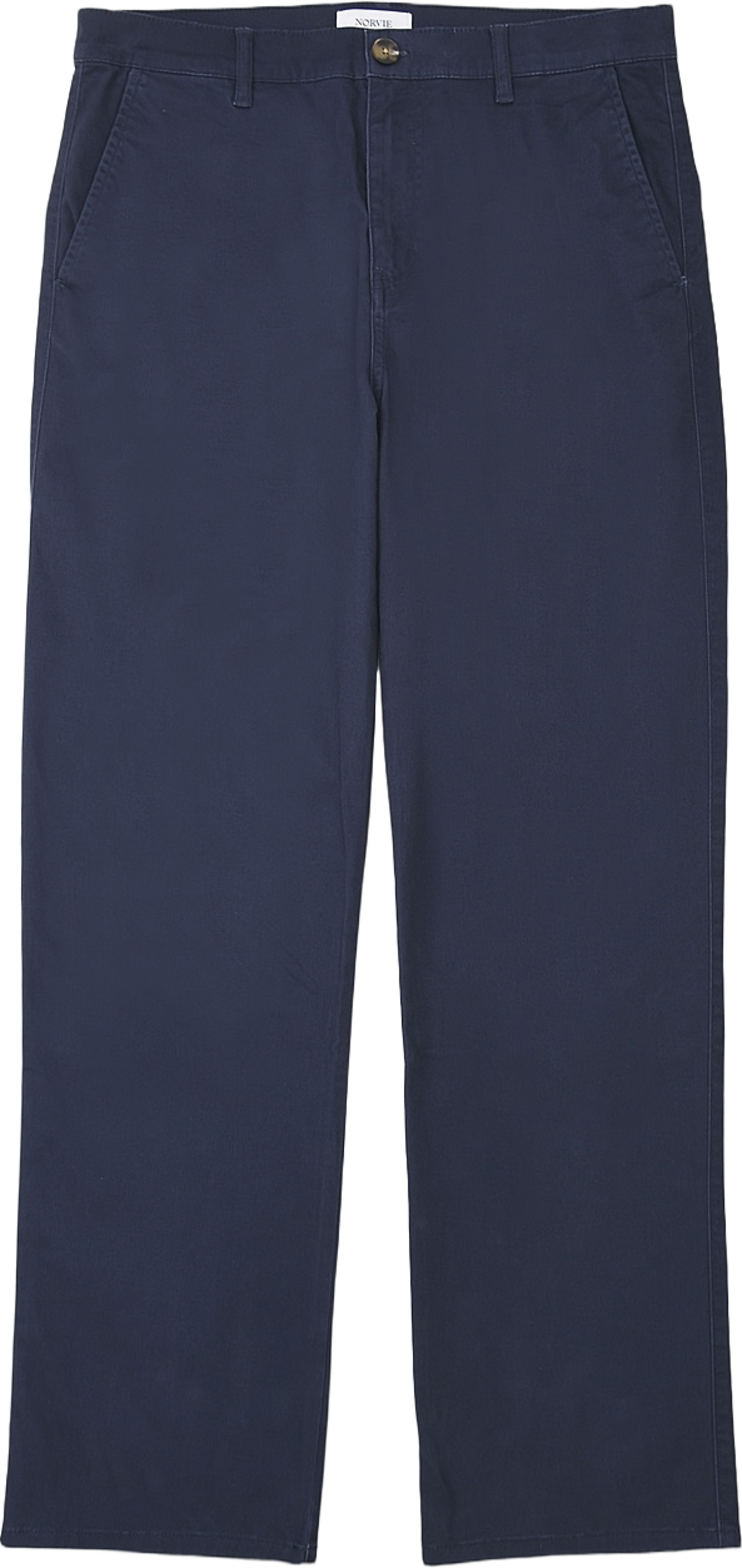 Chinos MARC, från NORVIE, i färgen Navy. Klicka för att öppna bilden i stort format