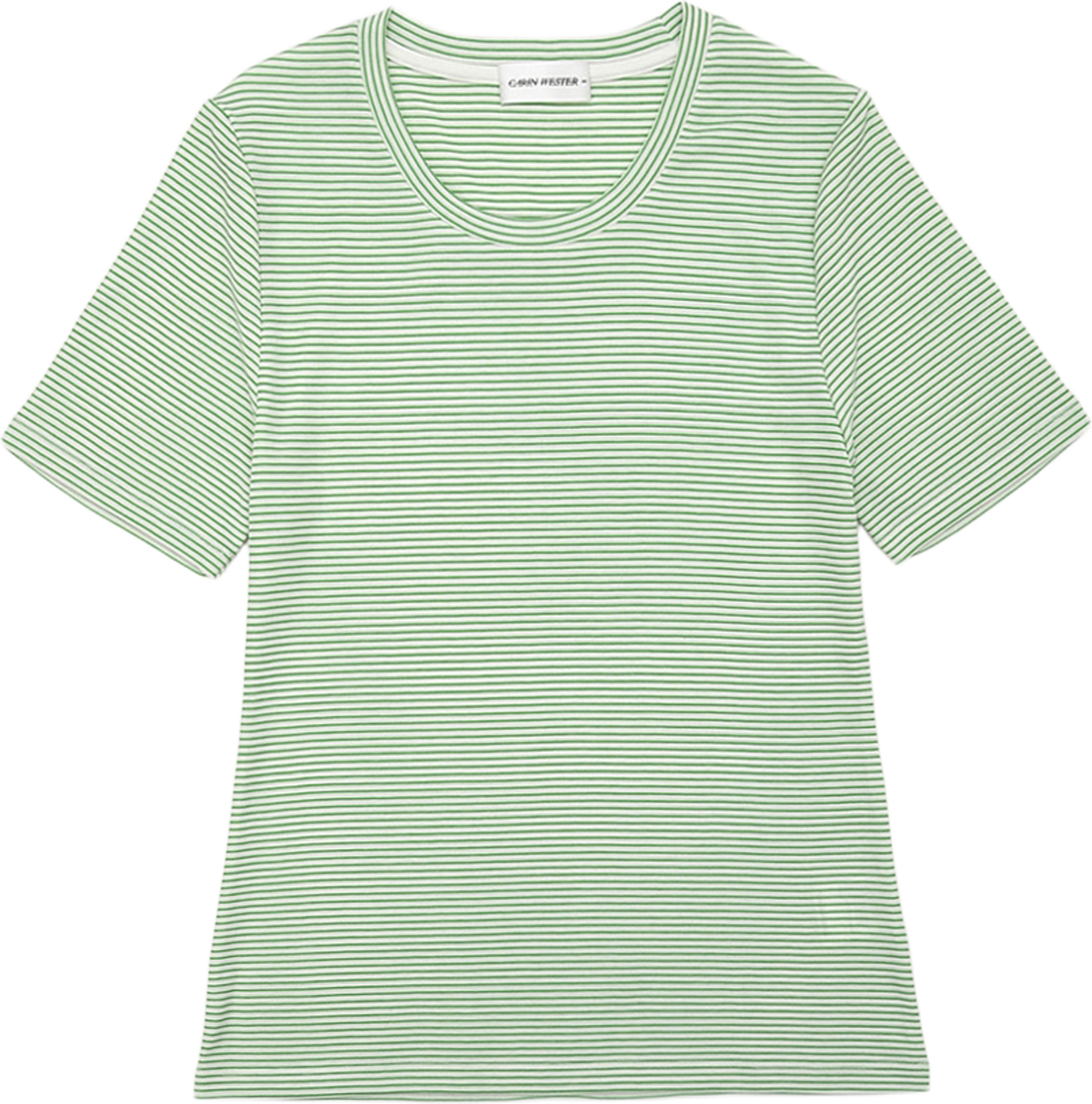 T-shirt IVIE, från Carin Wester, i färgen White/Green. Klicka för att öppna bilden i stort format