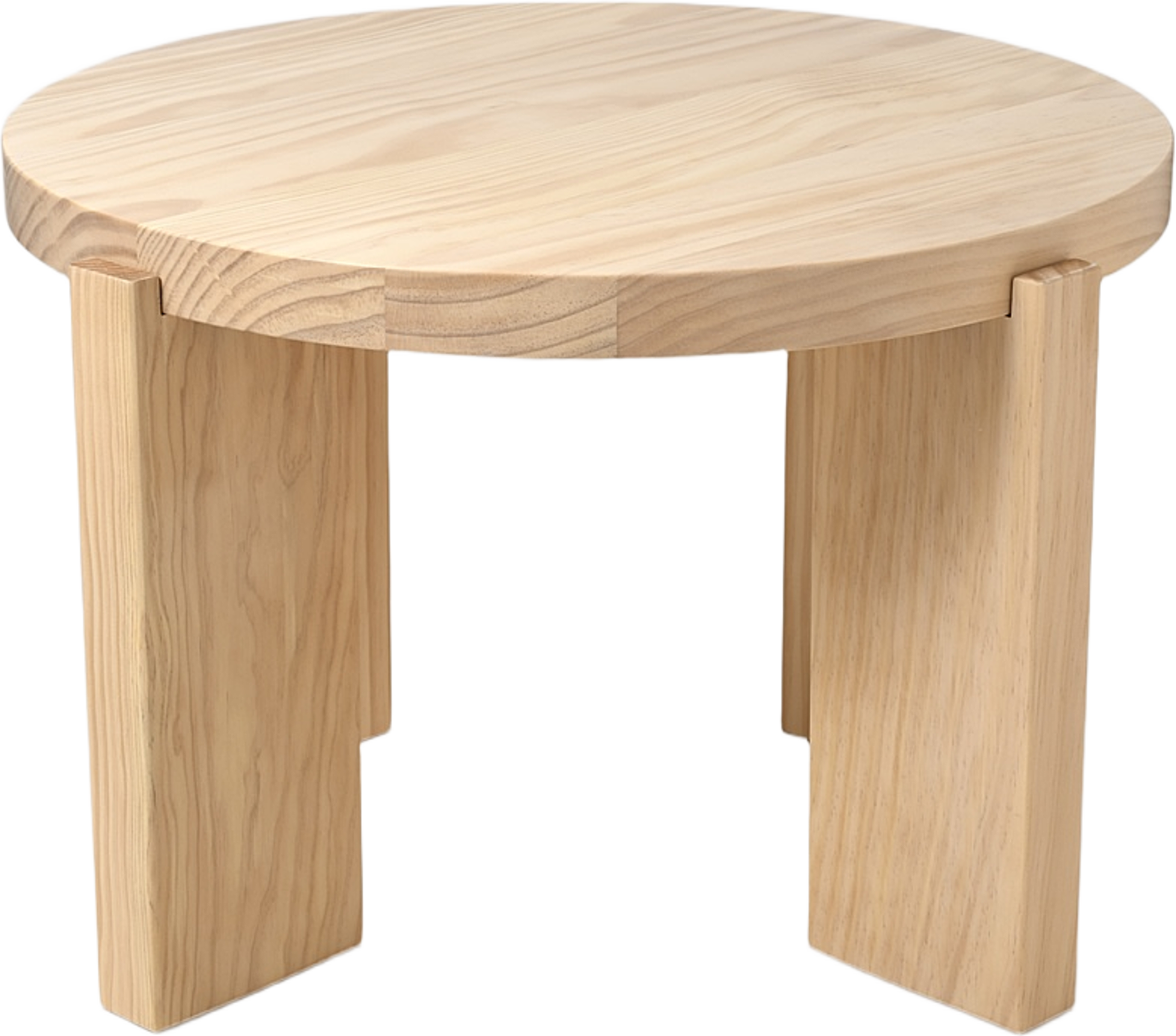 Soffbord i furu NORI, från Åhléns Home, i färgen Light Wood. Klicka för att öppna bilden i stort format