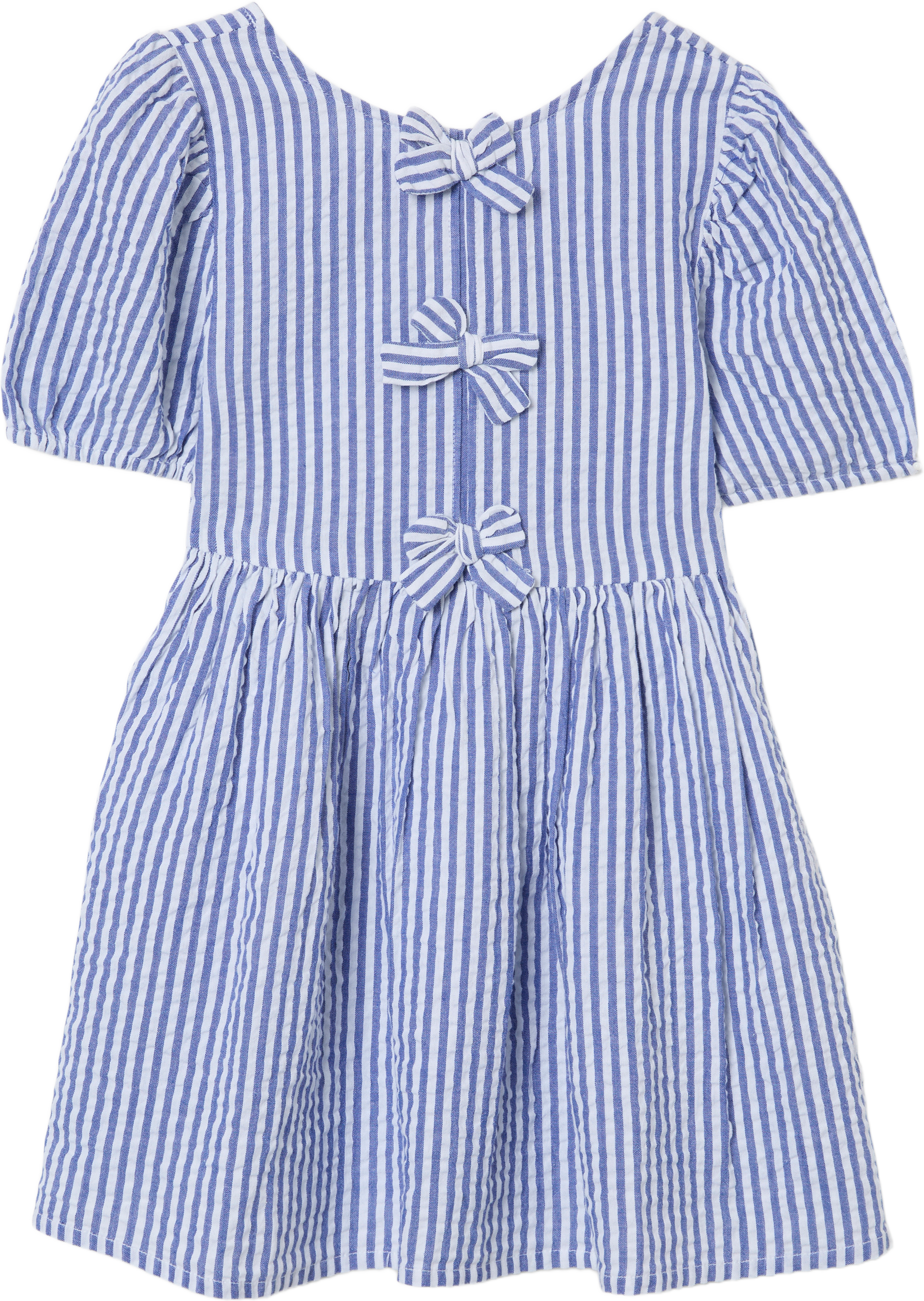 Klänning i bäckebölja CAMILLE, från RIKIKI, i färgen Blue. Klicka för att öppna bilden i stort format