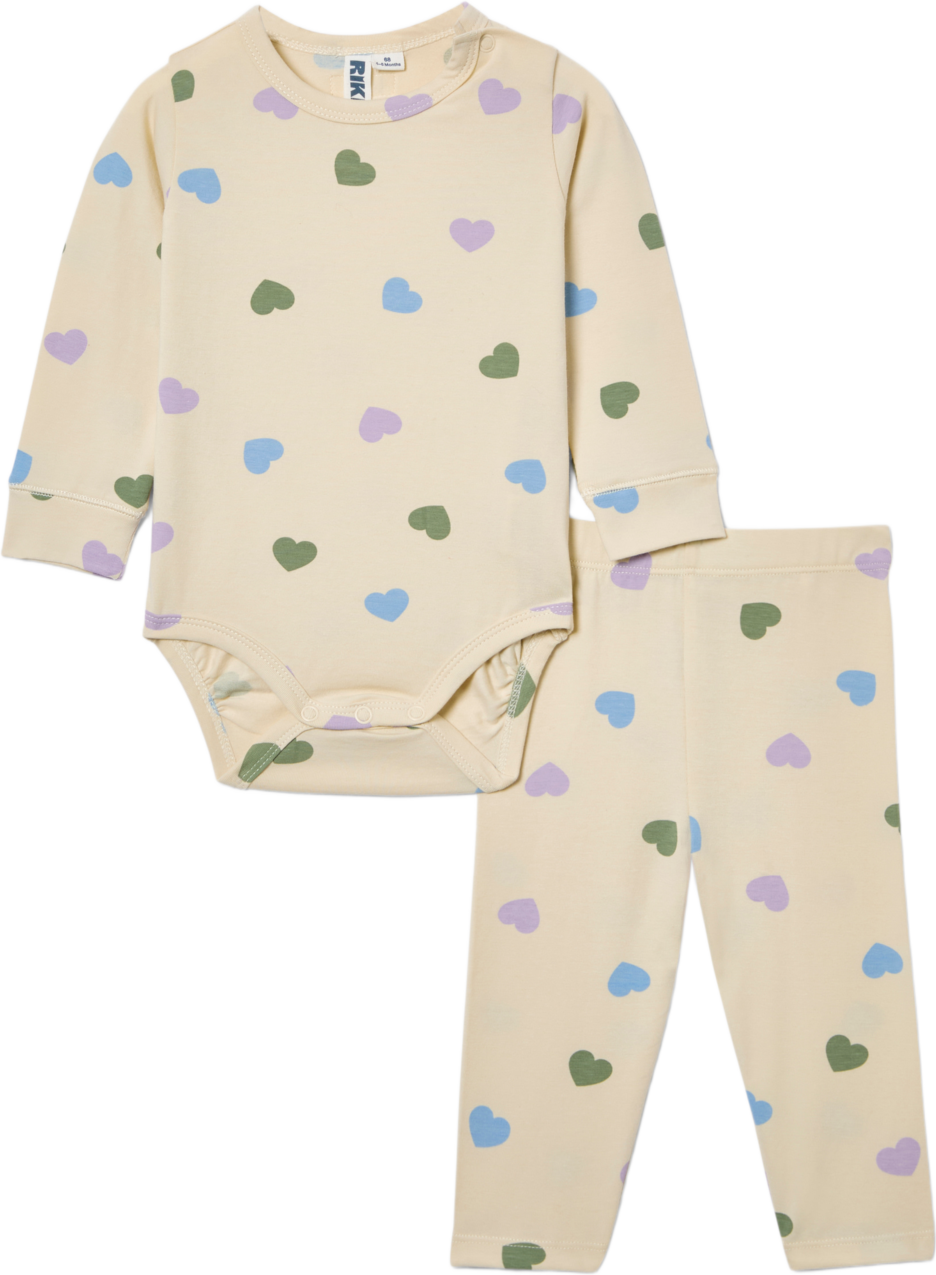 Tvådelat set ROY, från RIKIKI, i färgen Heart. Klicka för att öppna bilden i stort format