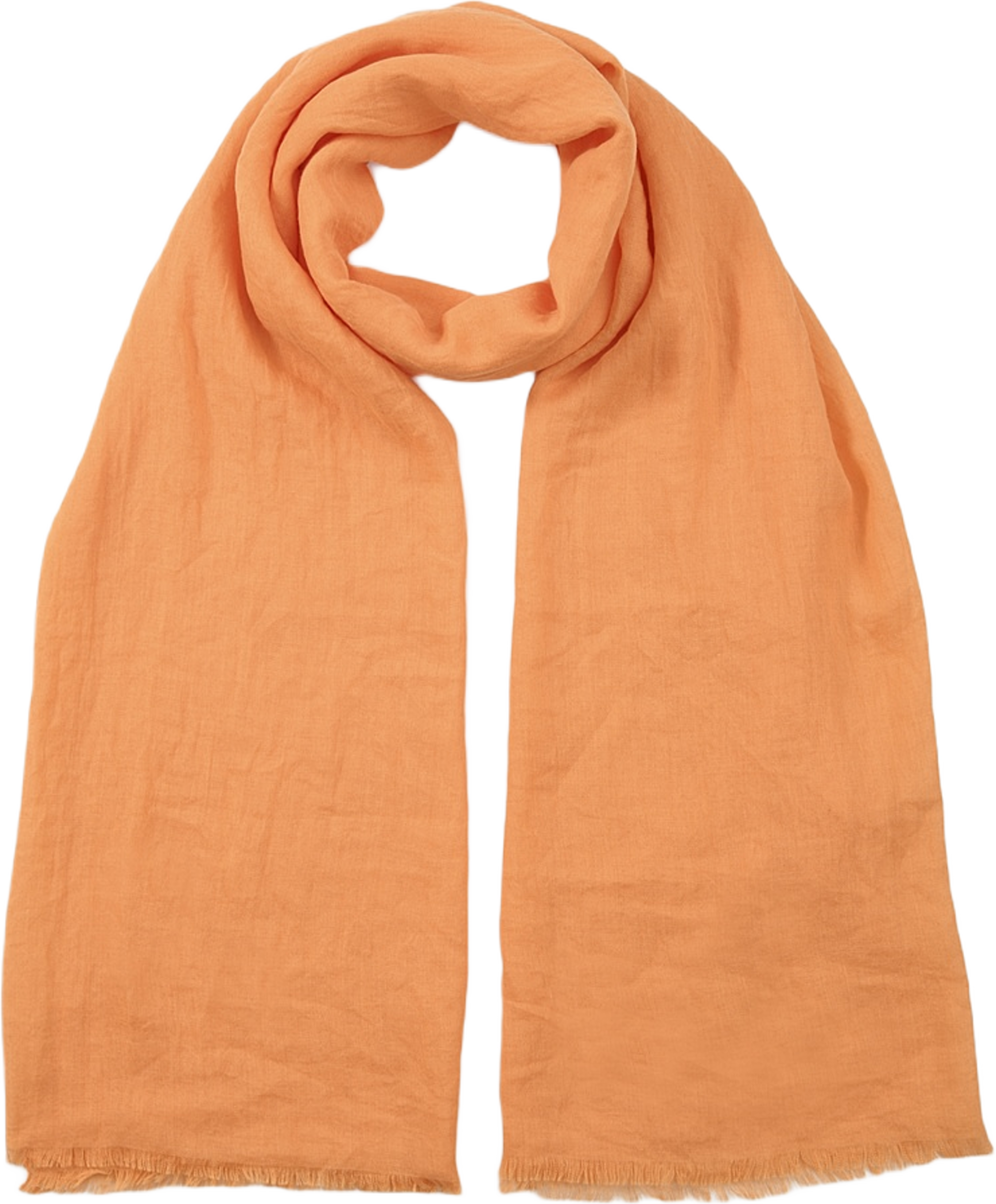 Scarf i viskosmix LOLLY, från Å WOMAN, i färgen Peach. Klicka för att öppna bilden i stort format