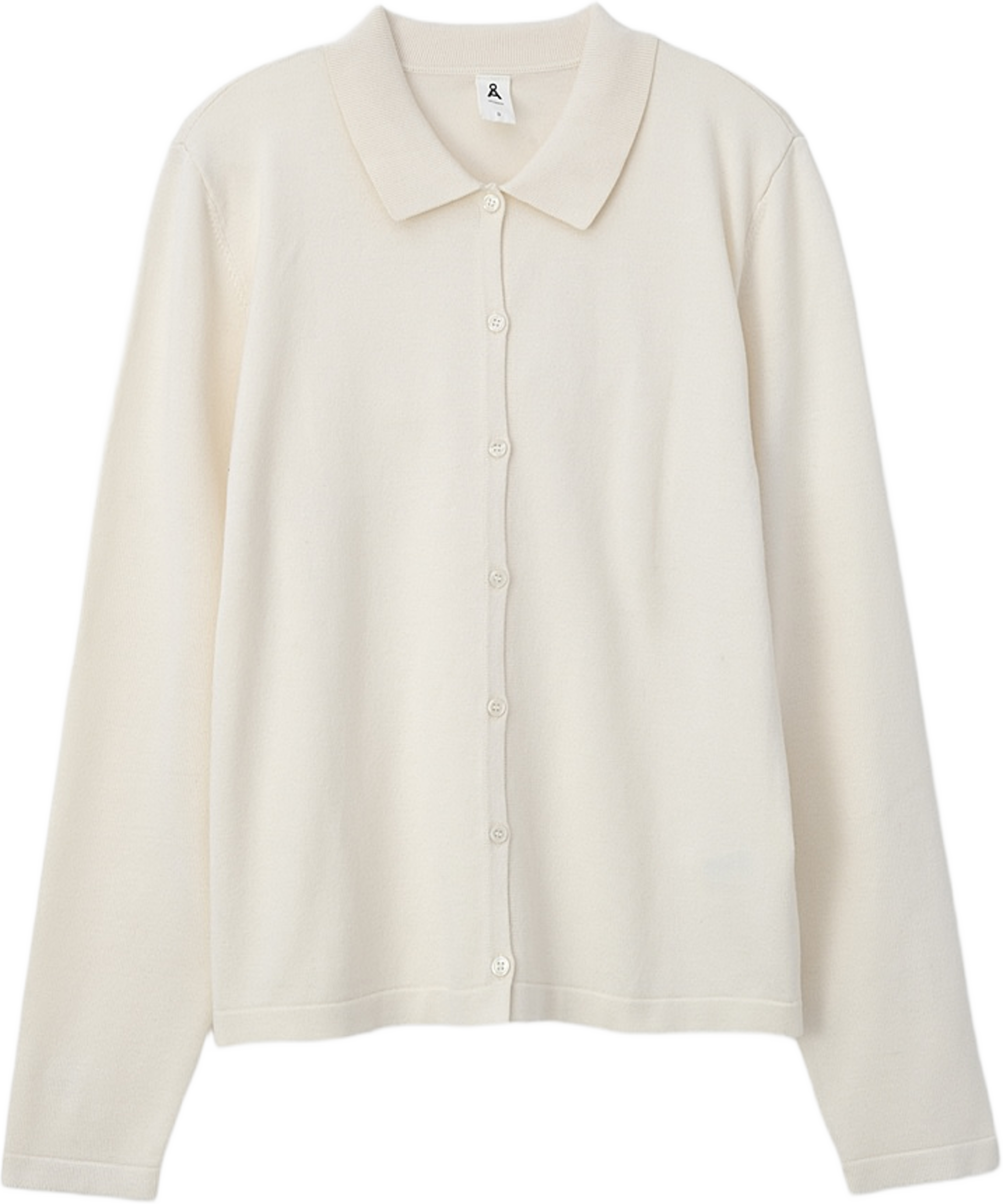 Cardigan EVY, från Å WOMAN, i färgen Creme. Klicka för att öppna bilden i stort format
