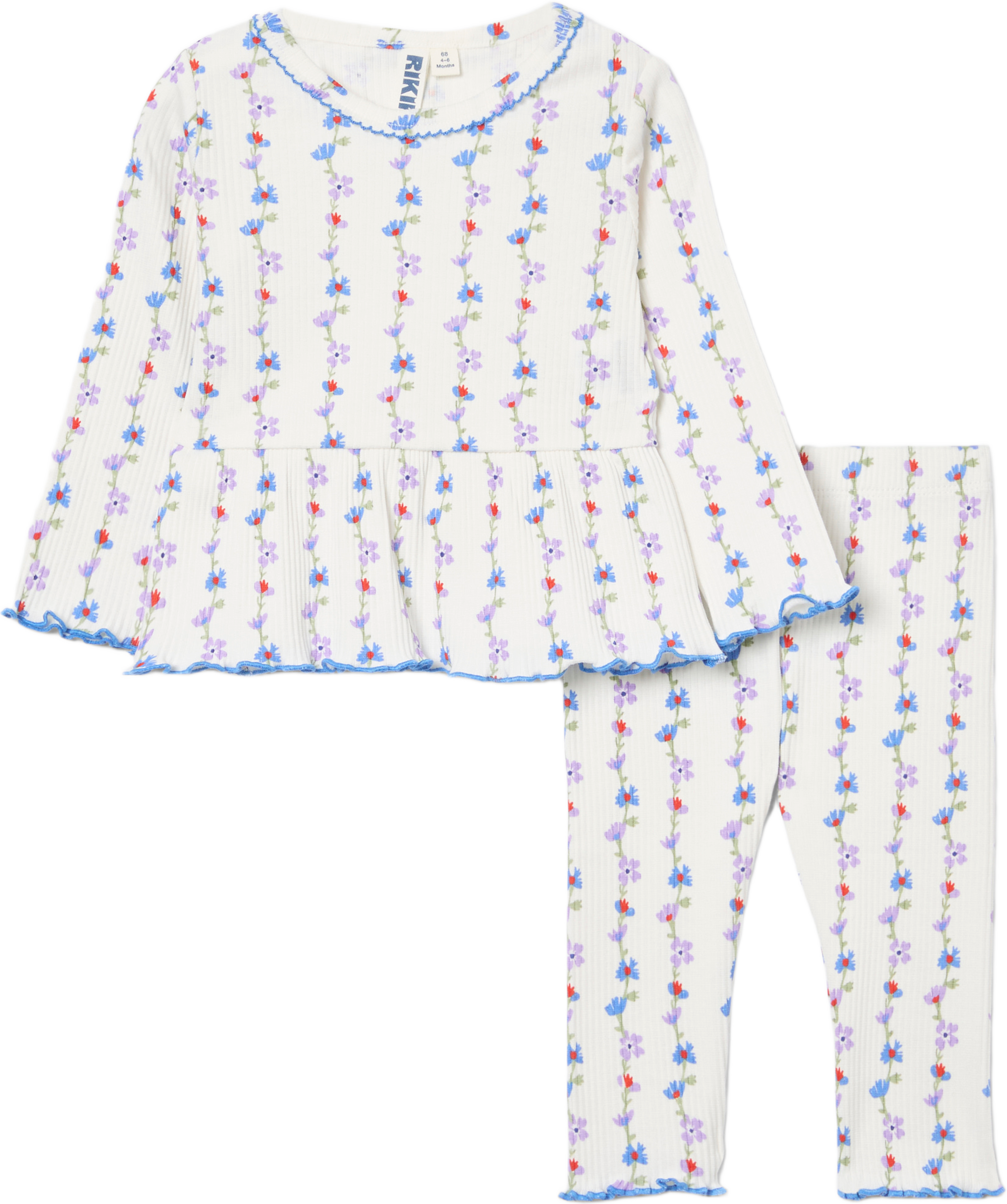 Ribbat set ORCHID, från RIKIKI, i färgen Flower. Klicka för att öppna bilden i stort format