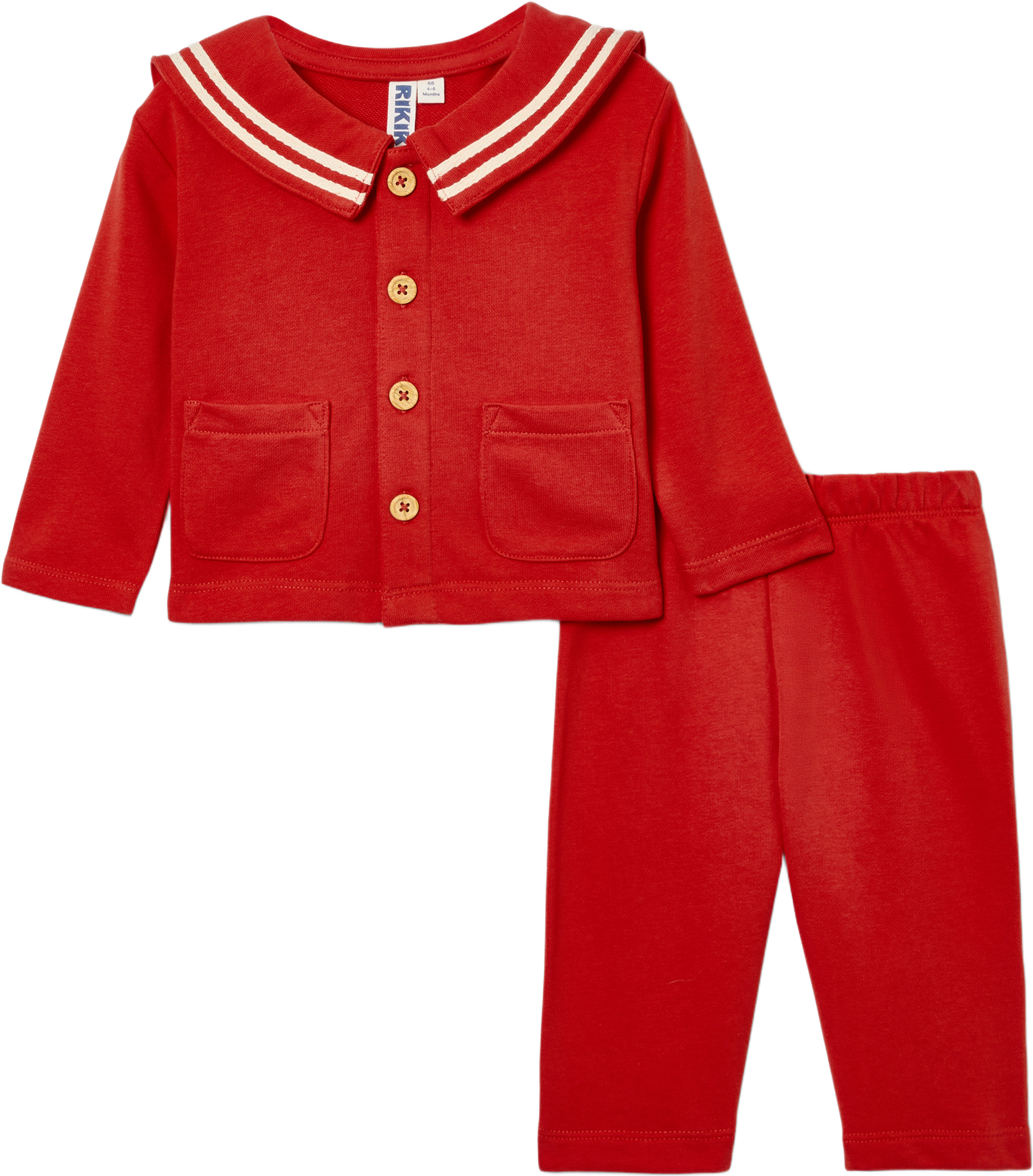 Sjömansset MARINER, från RIKIKI, i färgen Red. Klicka för att öppna bilden i stort format