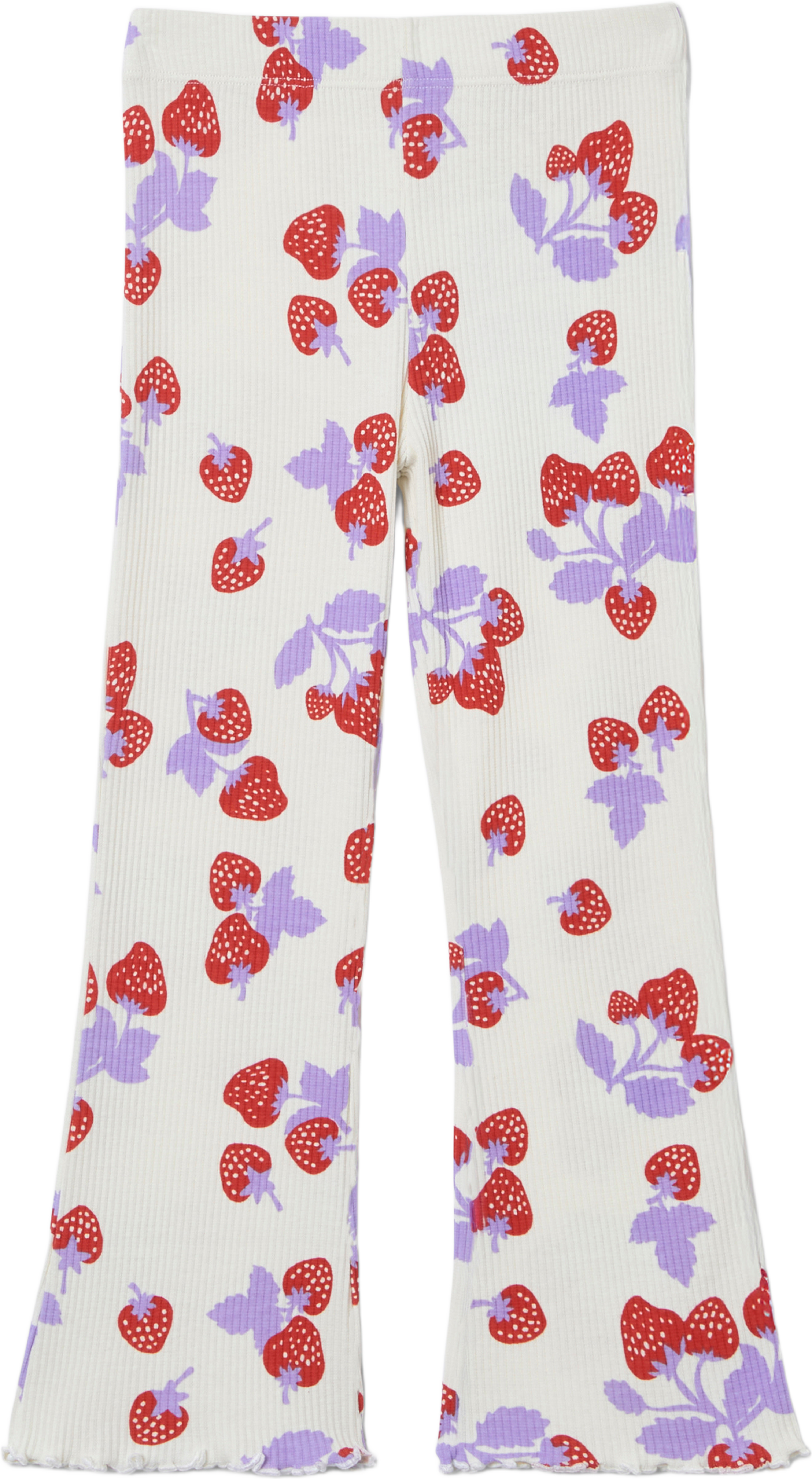 Utsvängda leggings ALBA, från RIKIKI, i färgen Strawberry. Klicka för att öppna bilden i stort format
