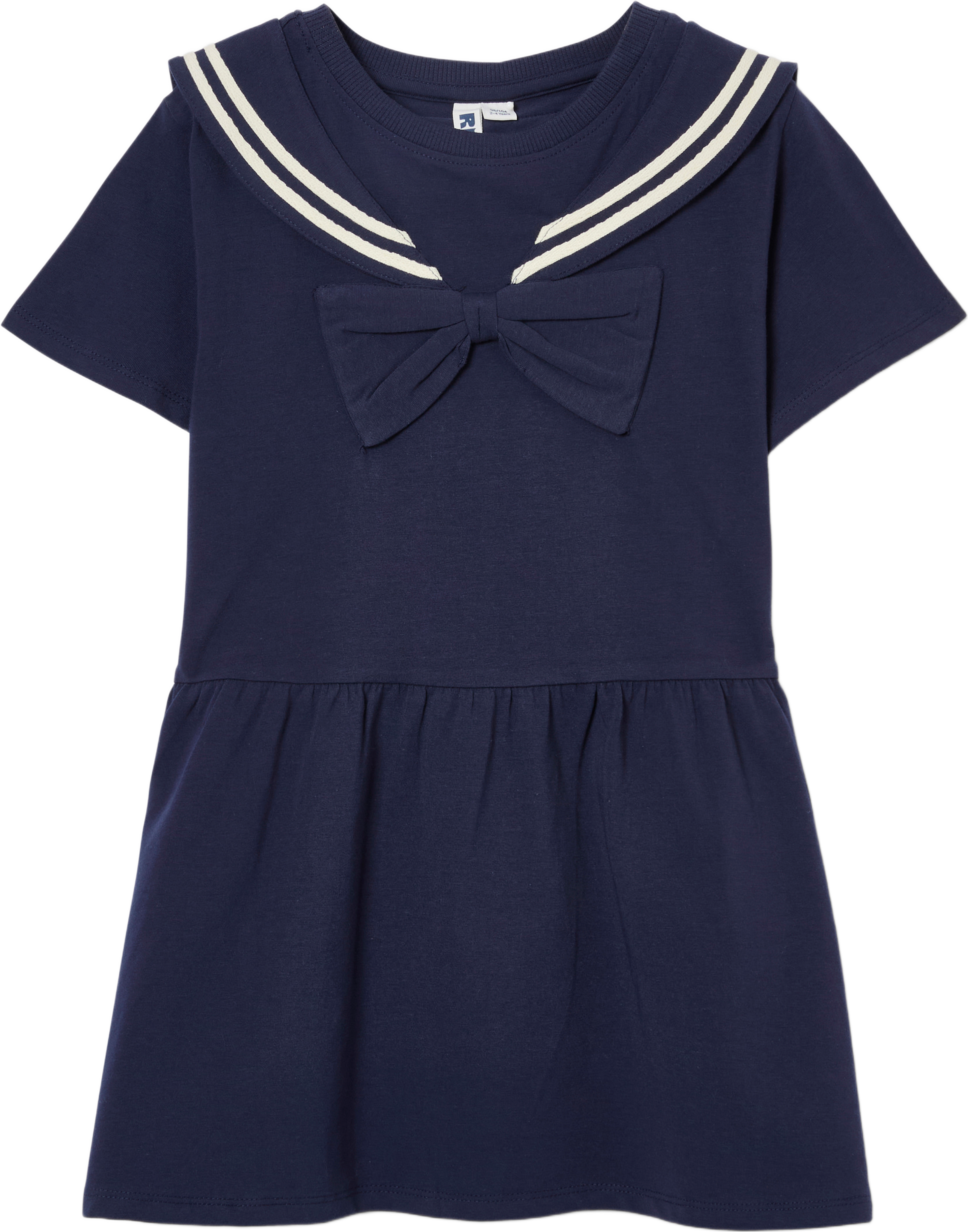 Sjömansklänning SALLY, från RIKIKI, i färgen Navy. Klicka för att öppna bilden i stort format