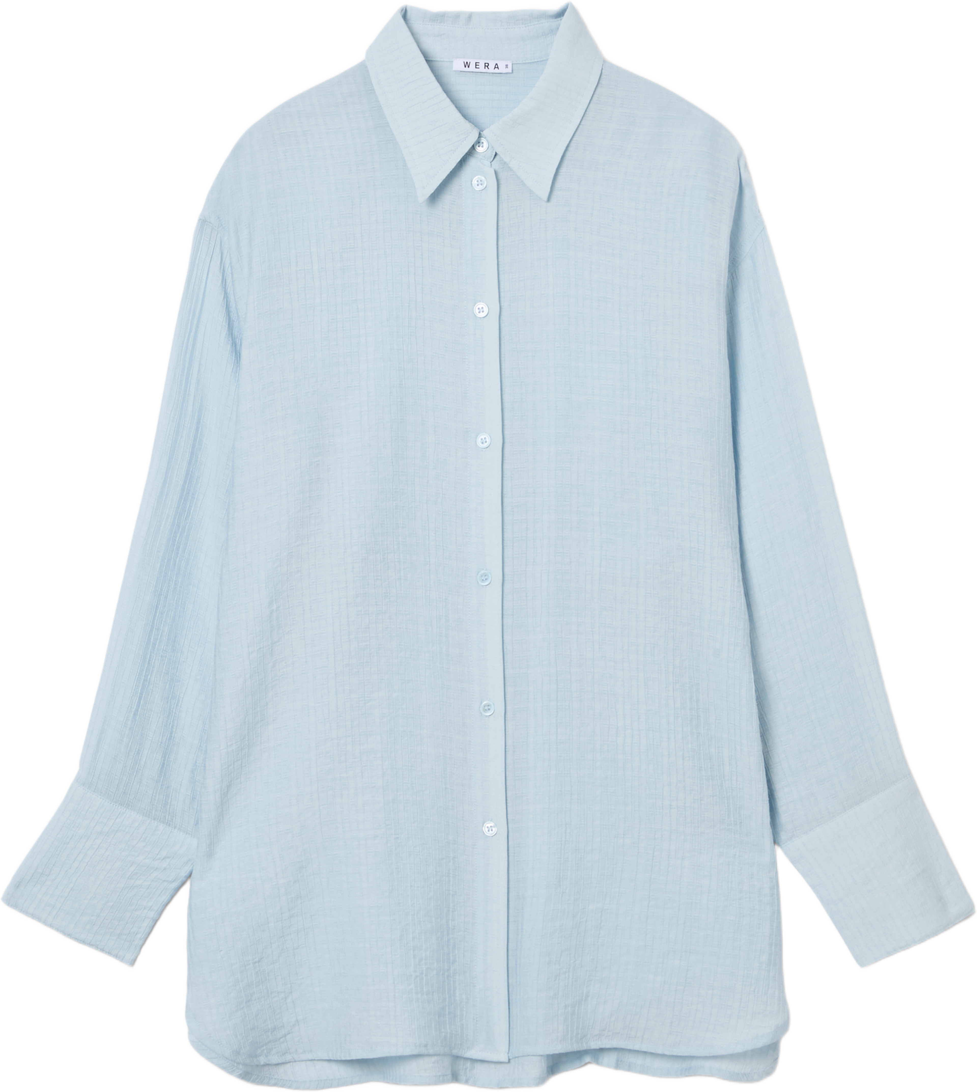 Viskosskjorta ARIES, från Wera, i färgen Light Blue. Klicka för att öppna bilden i stort format