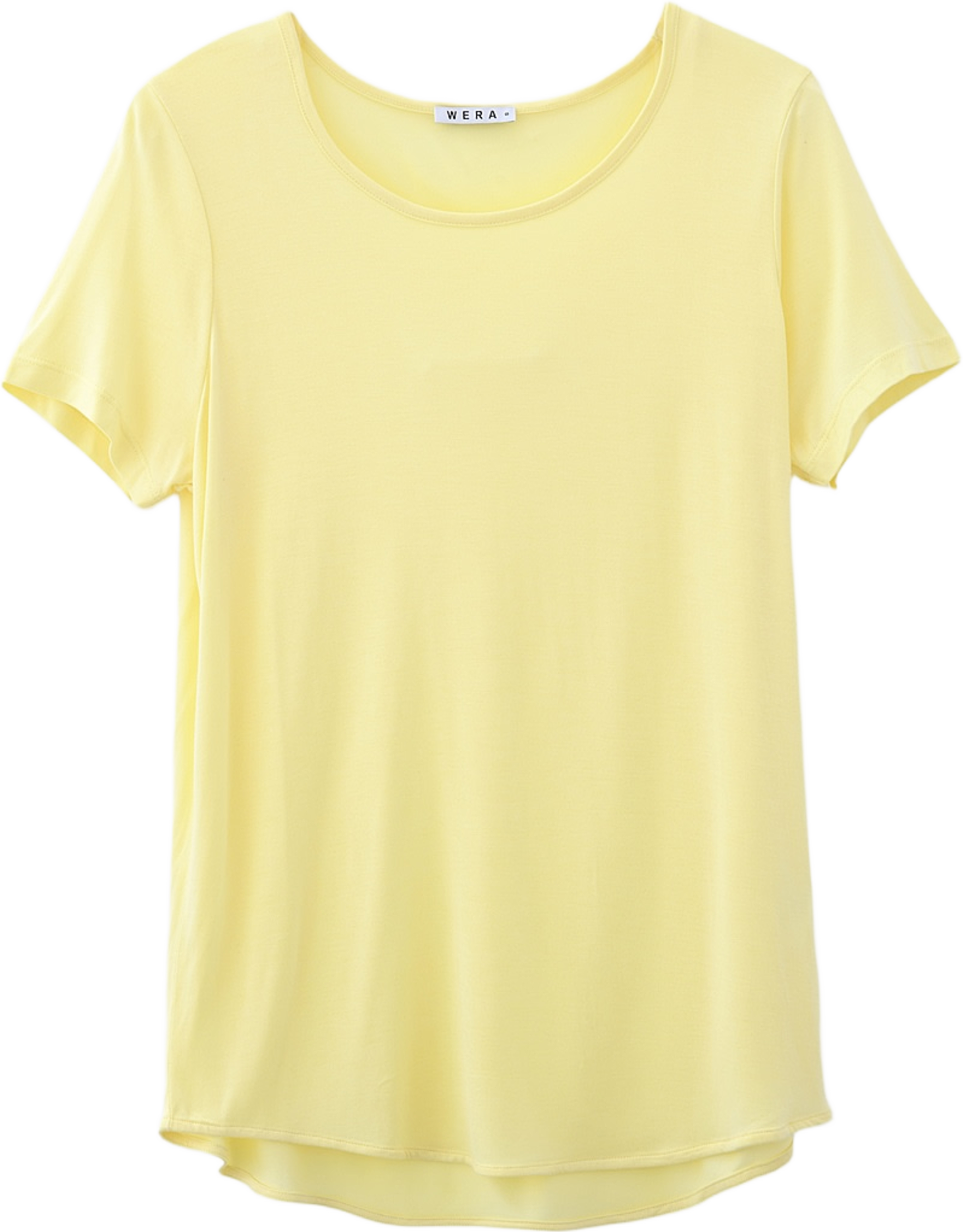 T-shirt med båtringning FREDRIKA, från Wera, i färgen Light Yellow. Klicka för att öppna bilden i stort format