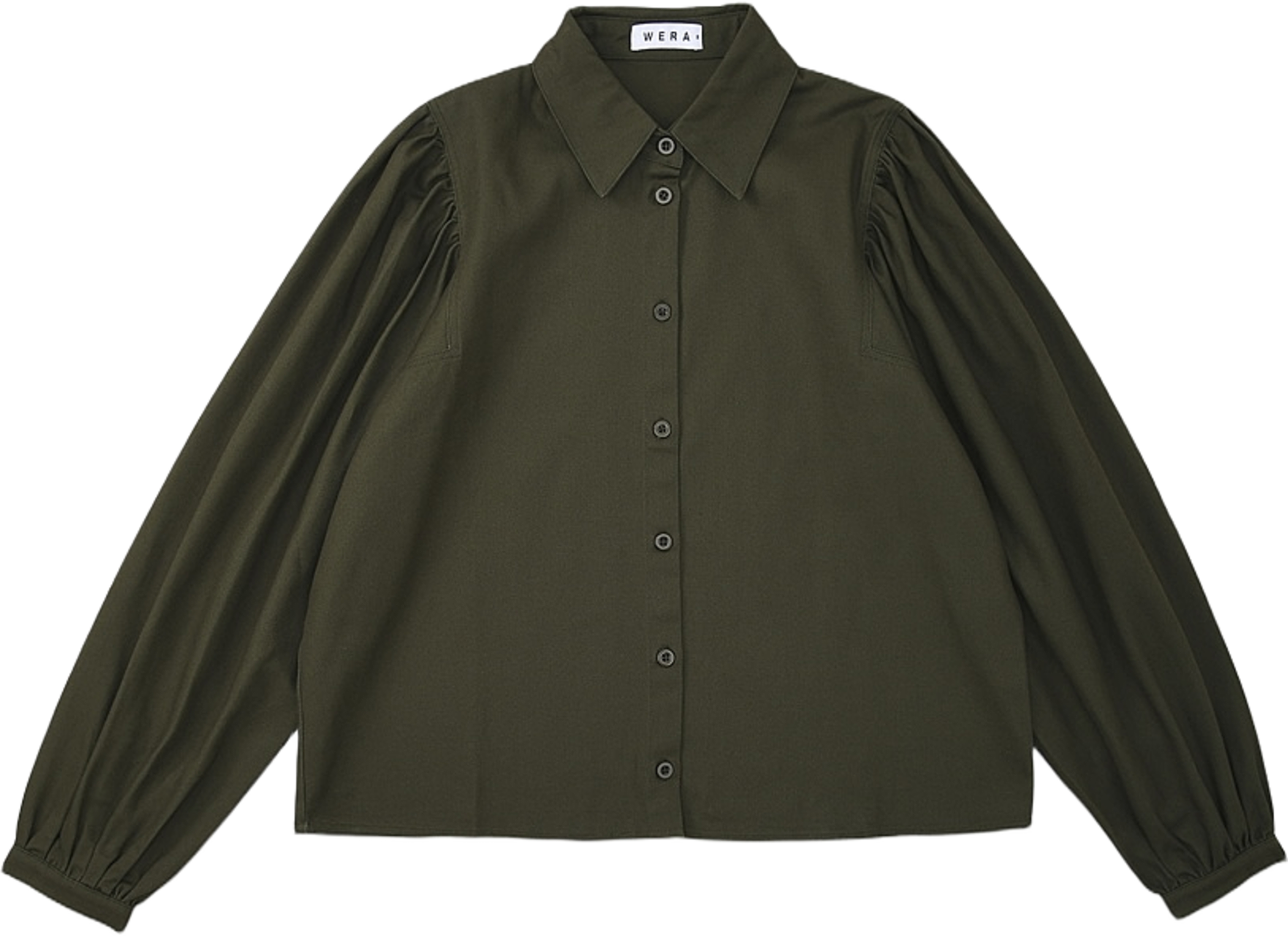 Twillblus HALO, från Wera, i färgen Khaki. Klicka för att öppna bilden i stort format