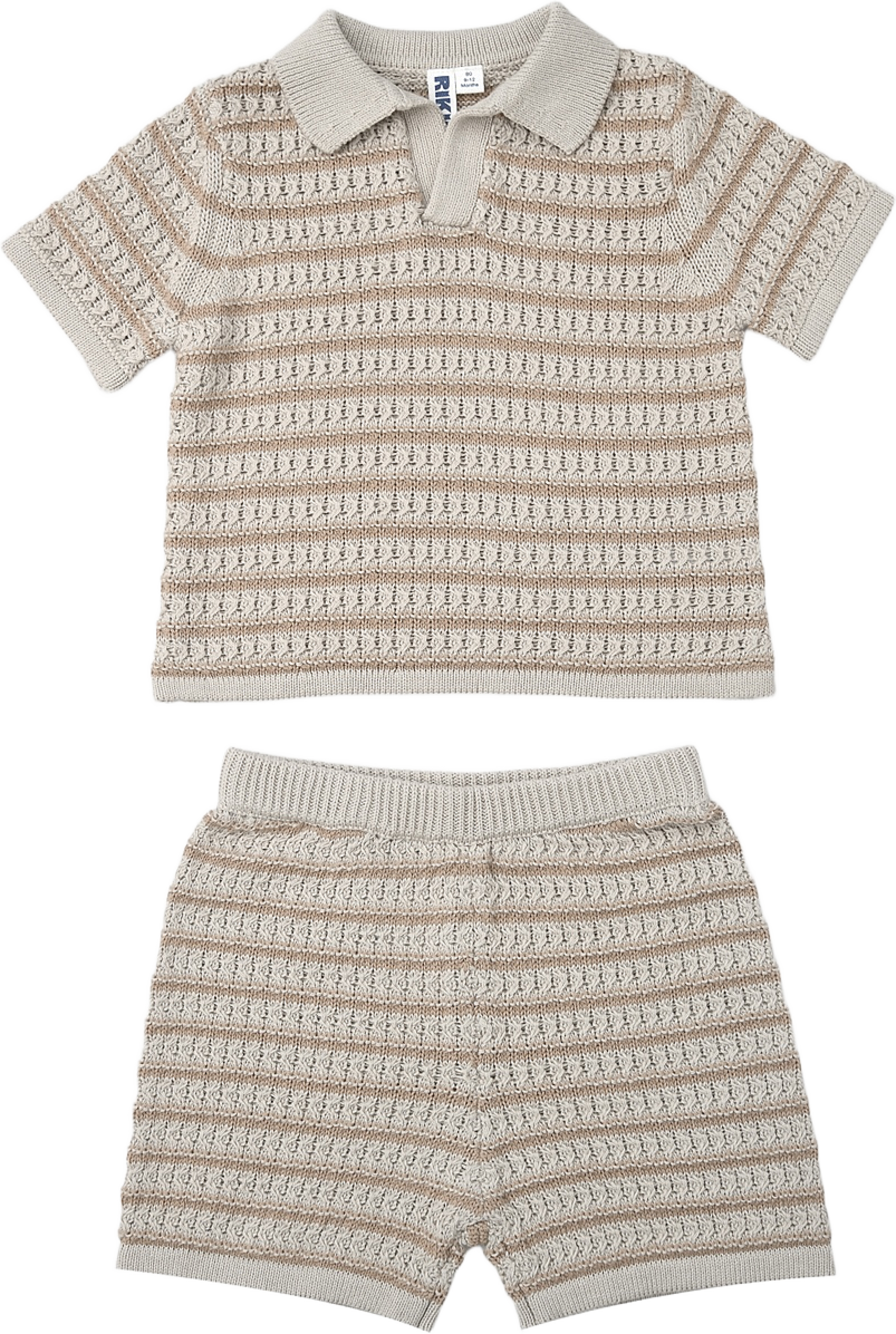 Virkat set SVANTE, från RIKIKI, i färgen Beige. Klicka för att öppna bilden i stort format