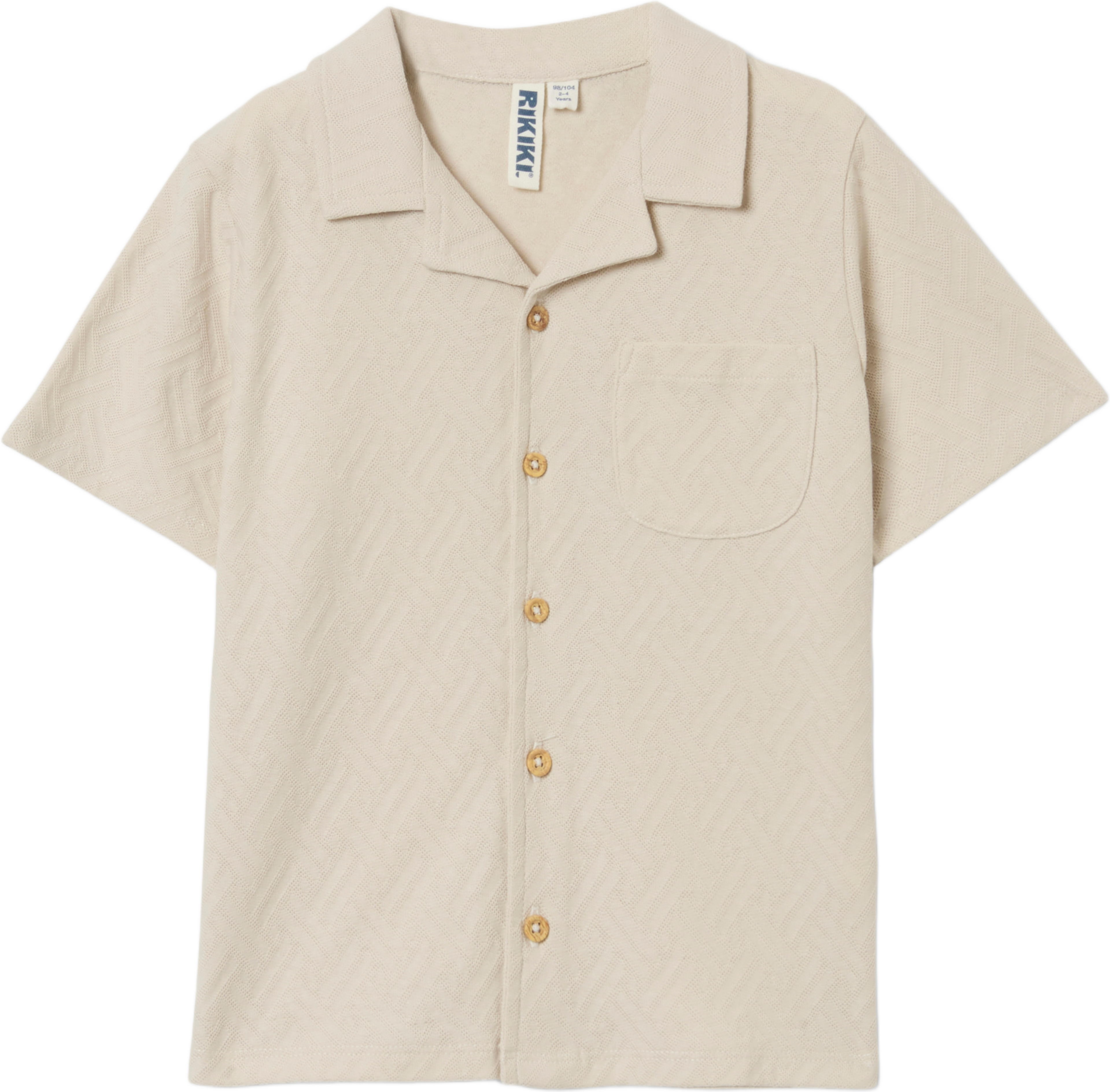 Skjorta MILO, från RIKIKI, i färgen Light Beige. Klicka för att öppna bilden i stort format