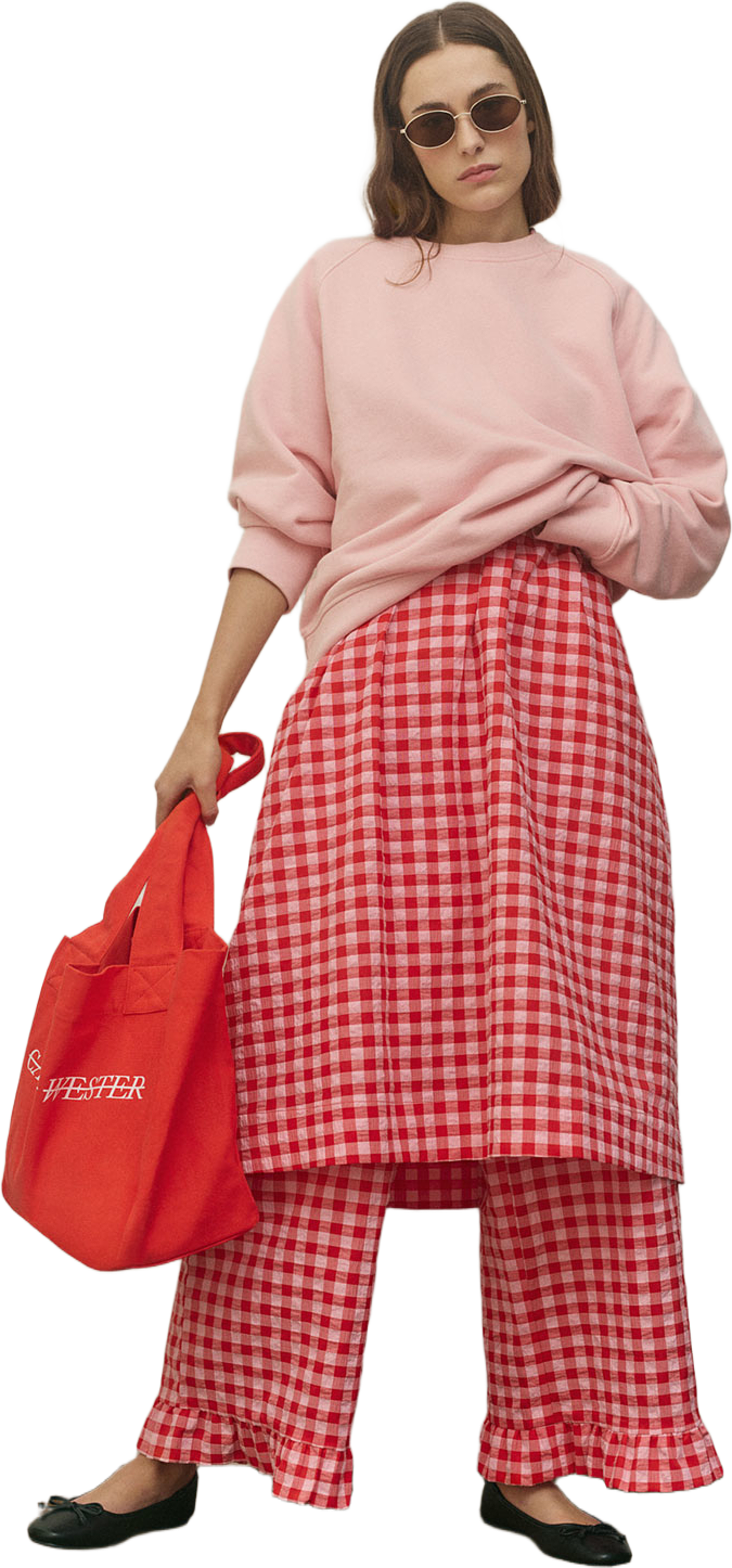 Sweatshirt IGGY, från Carin Wester, i färgen Dusty Pink. Klicka för att öppna bilden i stort format