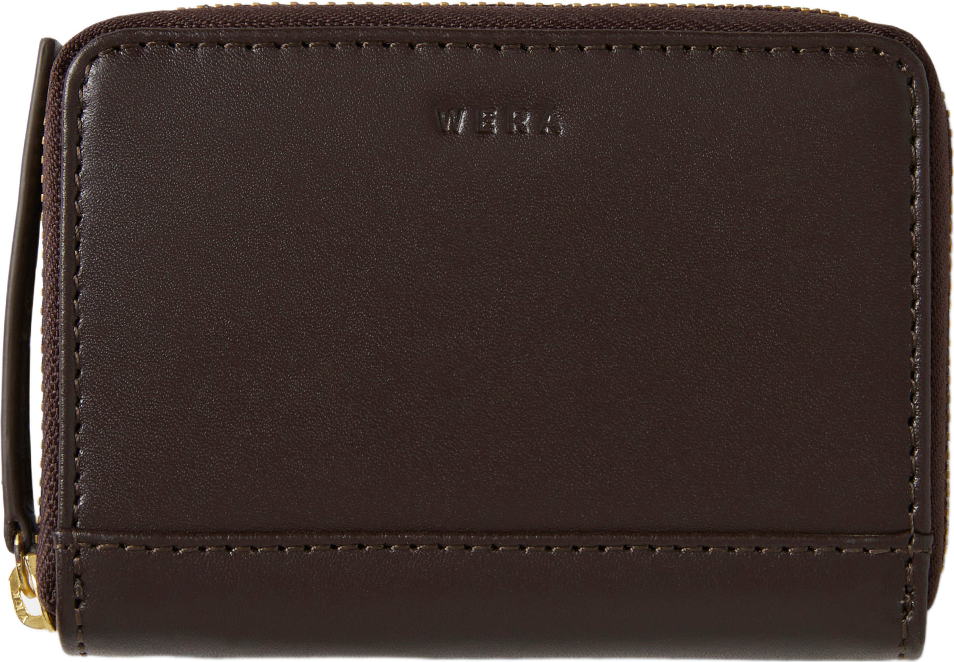 Plånbok i skinn MINI, från Wera, i färgen Dk Brown. Klicka för att öppna bilden i stort format