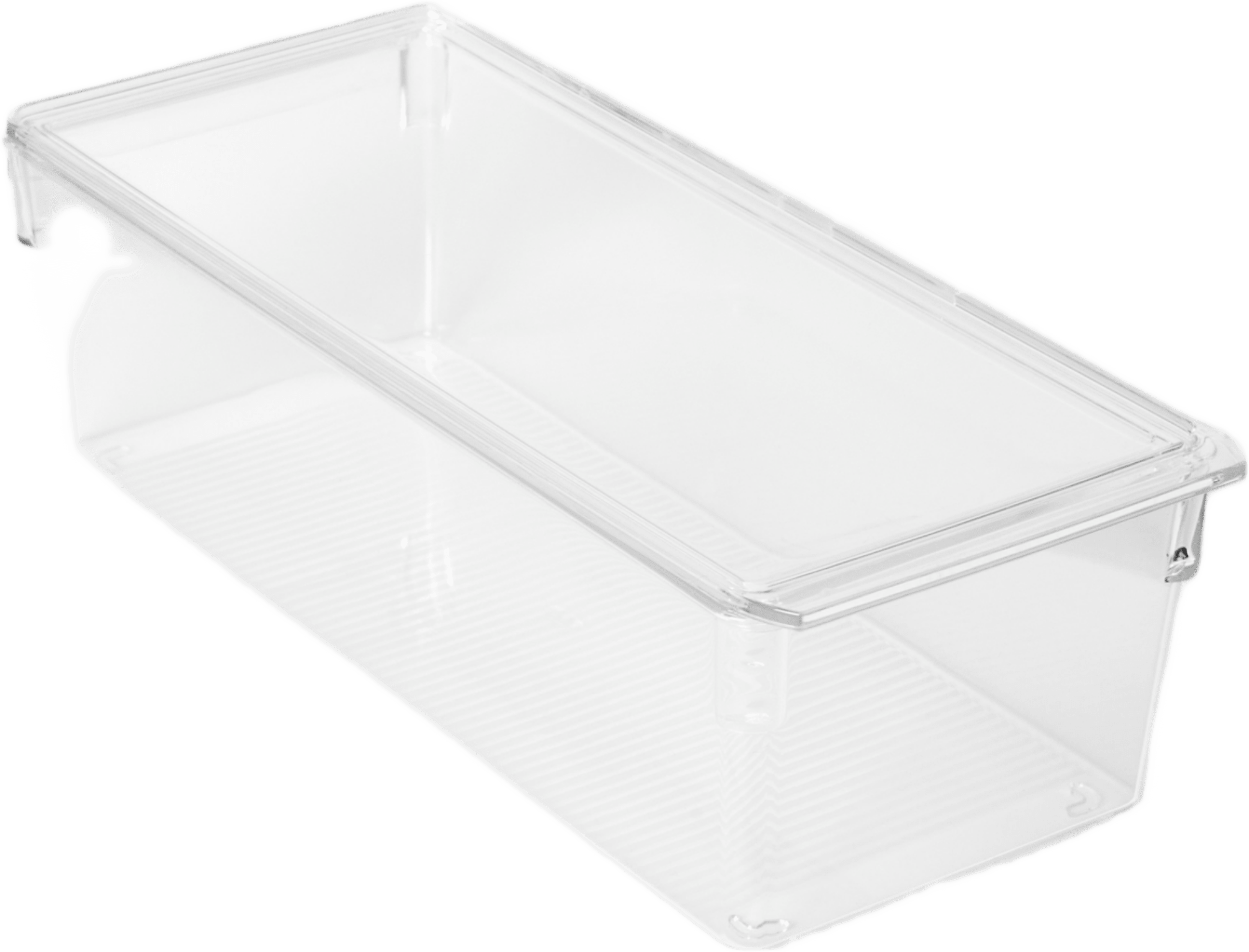 Kylskåpsförvaring med lock hög 36x15 cm, från Åhléns Home, i färgen Clear. Klicka för att öppna bilden i stort format