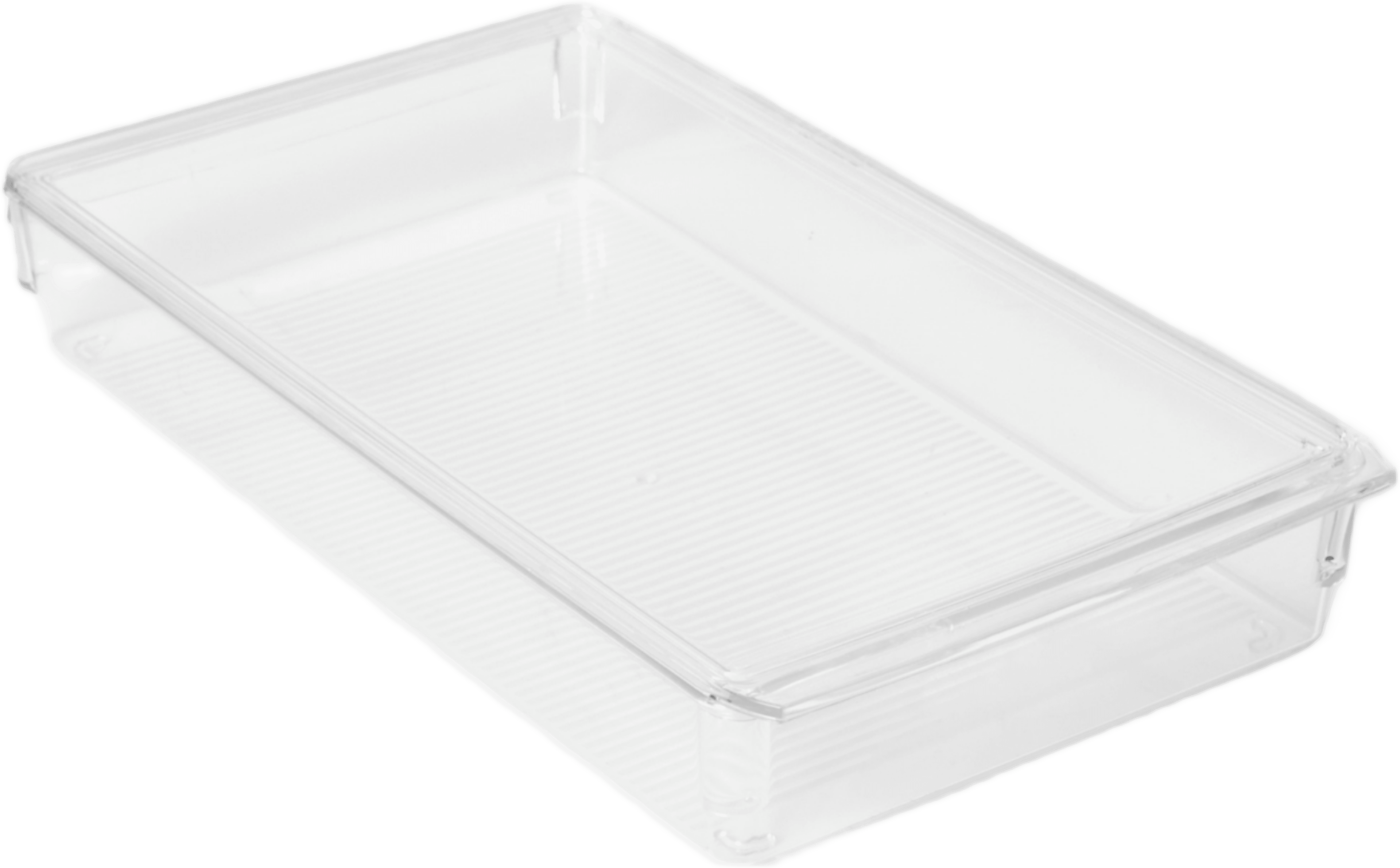 Kylskåpsförvaring med lock låg 36x20,5 cm, från Åhléns Home, i färgen Clear. Klicka för att öppna bilden i stort format