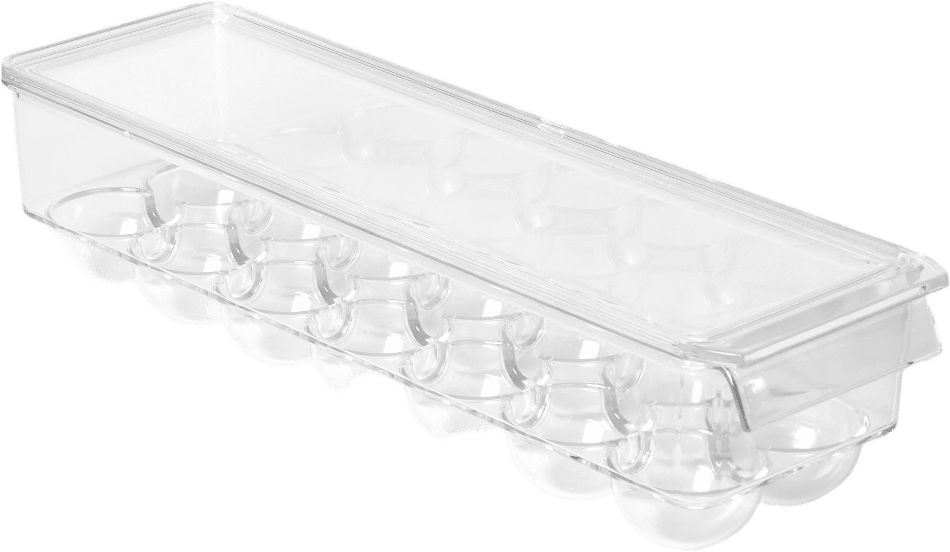 Kylskåpsförvaring för ägg BO, från Åhléns Home, i färgen Clear. Klicka för att öppna bilden i stort format