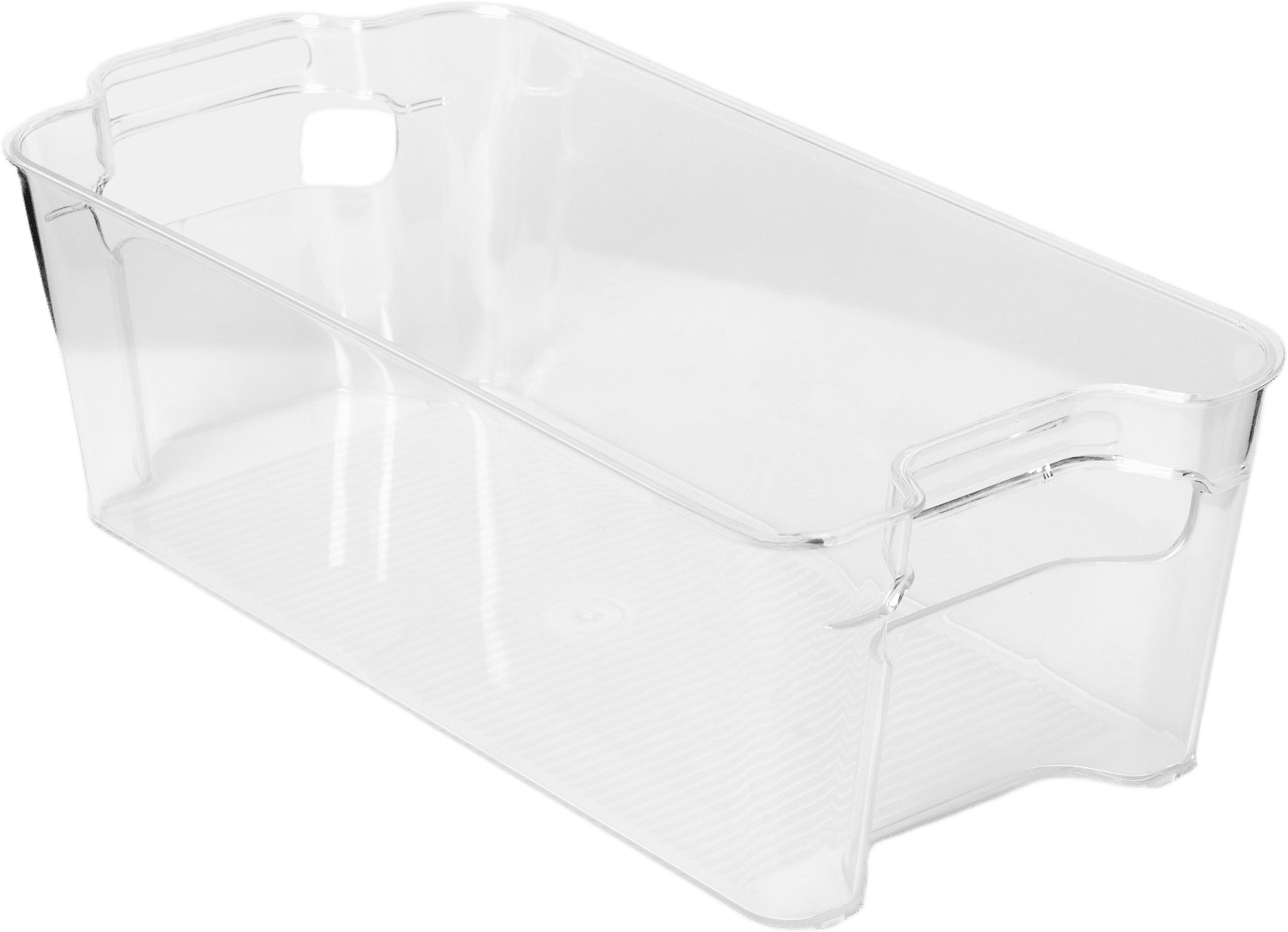 Stapelbar kylskåpsförvaring 15,5x32 cm, från Åhléns Home, i färgen Clear. Klicka för att öppna bilden i stort format