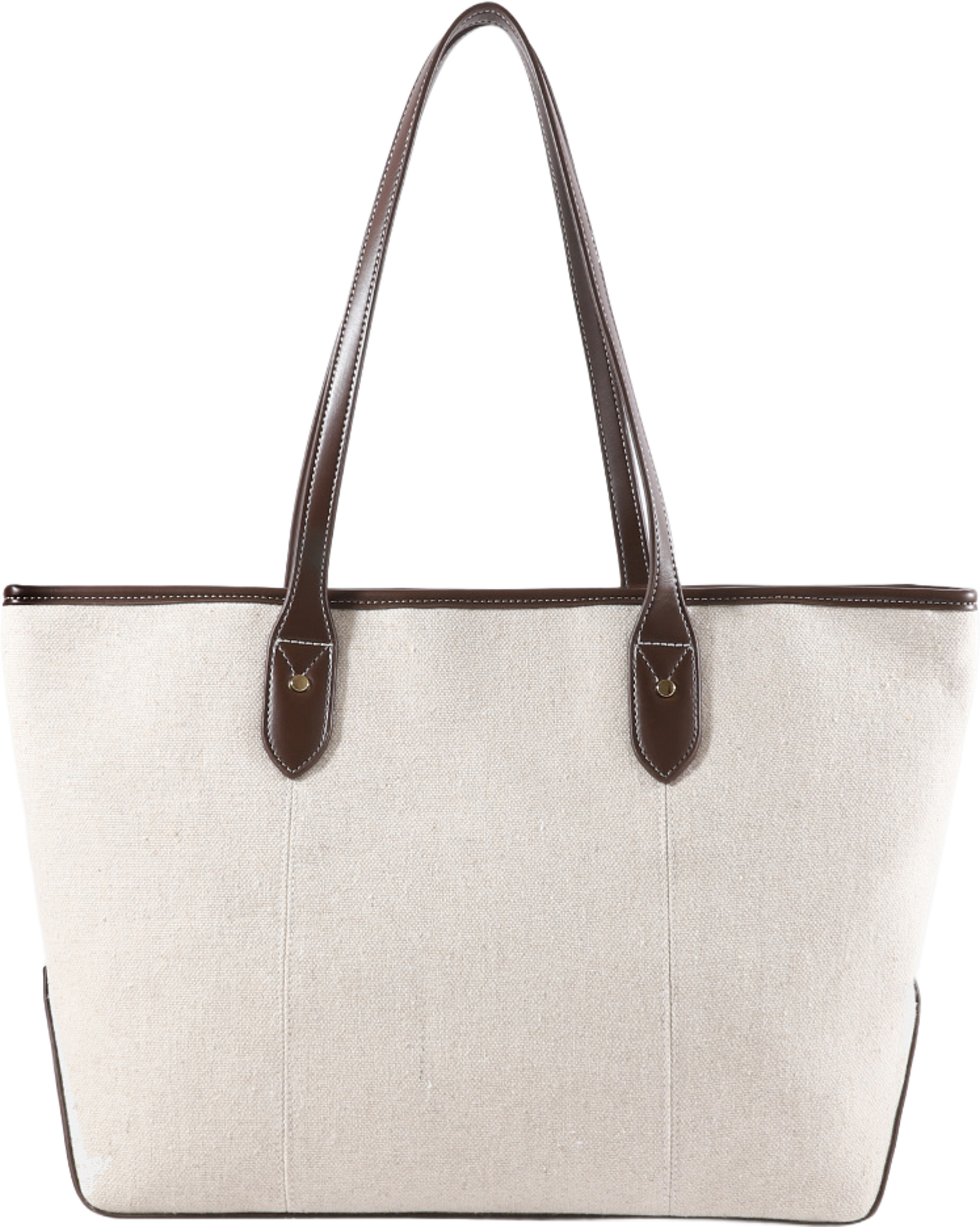 Toteväska i canvas MARIA, från Å WOMAN, i färgen Beige. Klicka för att öppna bilden i stort format