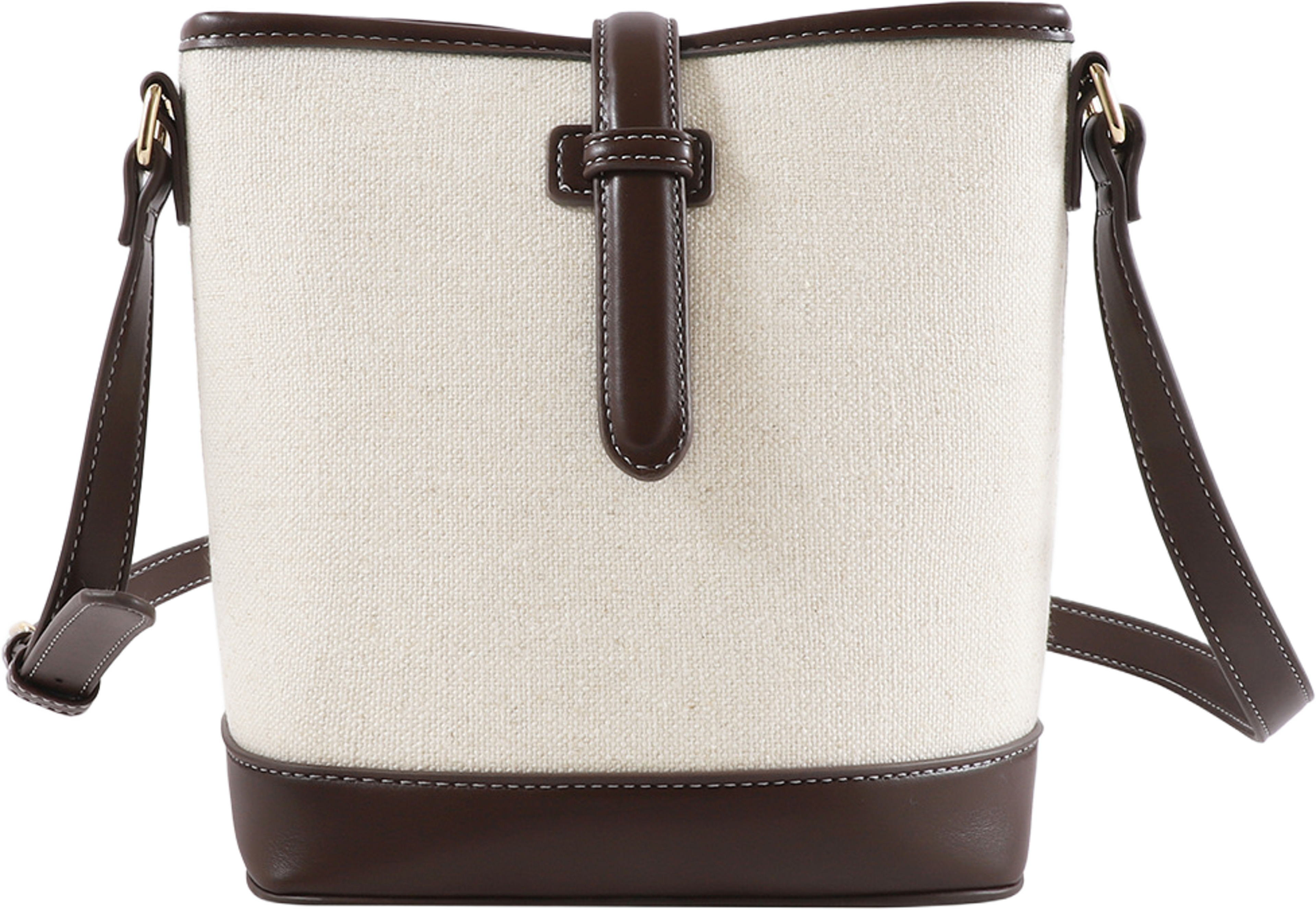 Bucket bag i canvas MARIA, från Å WOMAN, i färgen Beige. Klicka för att öppna bilden i stort format