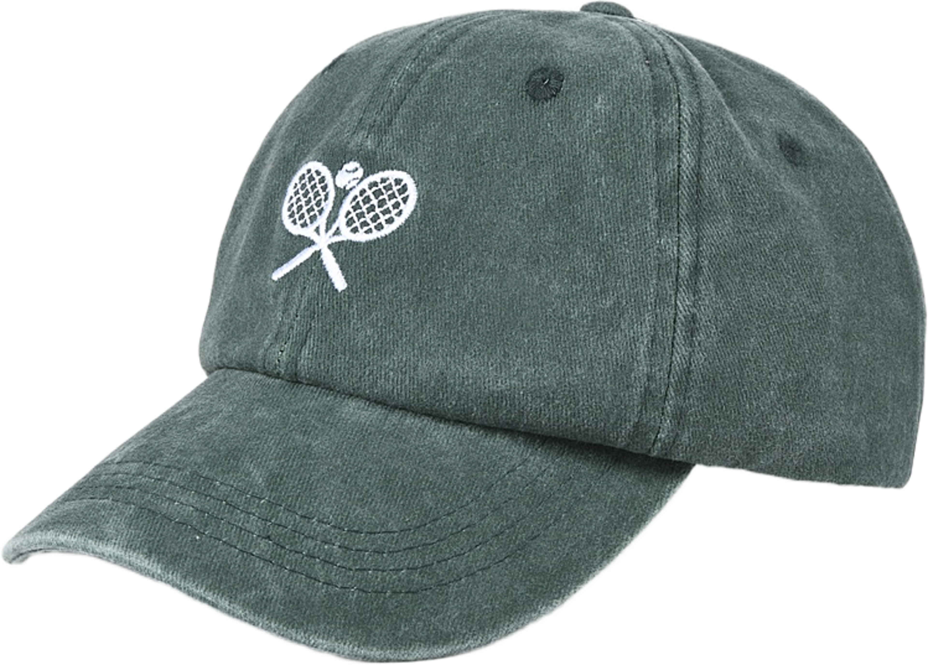 Keps med broderie WILLE, från NORVIE, i färgen Green. Klicka för att öppna bilden i stort format