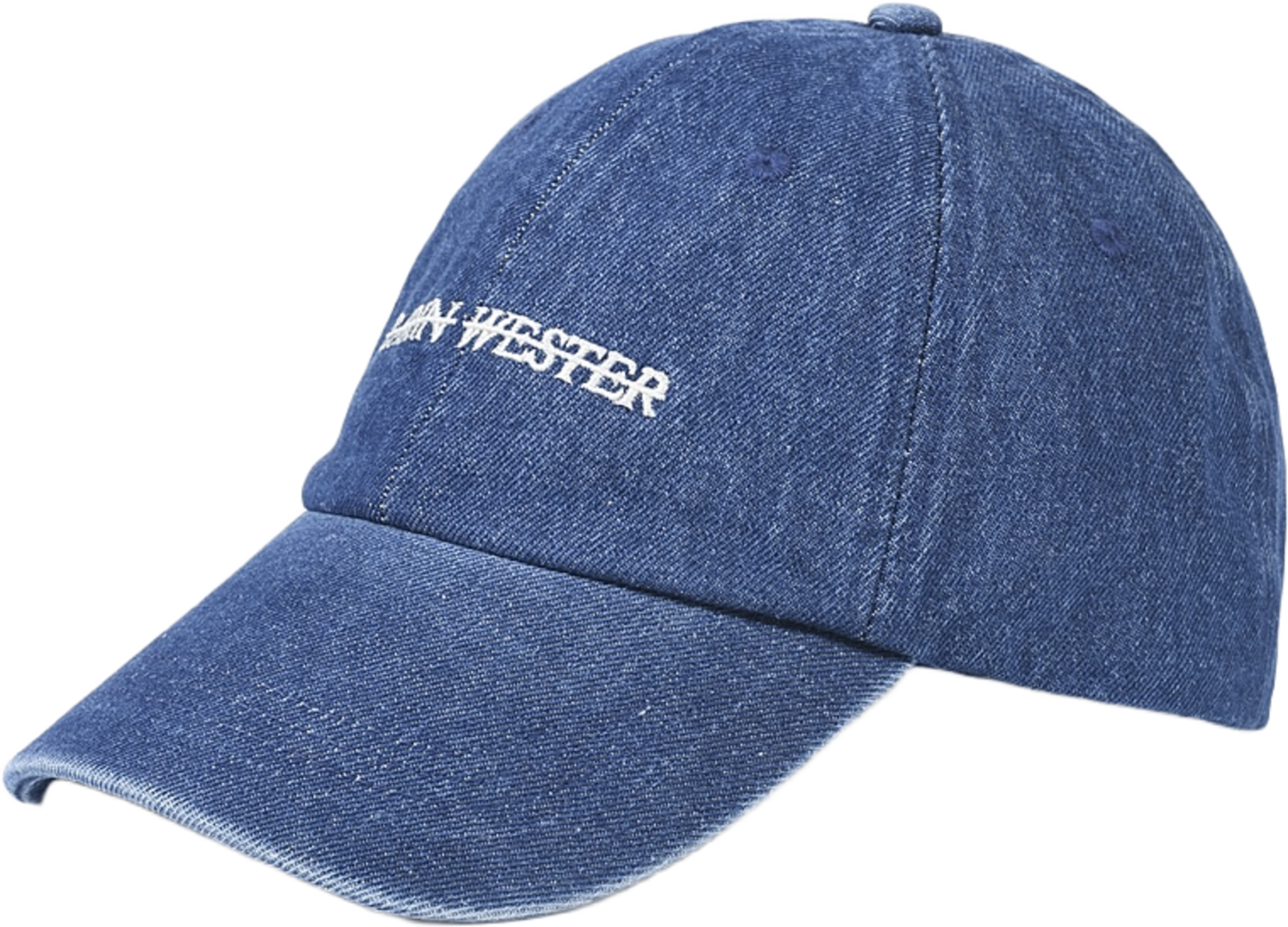 Stentvättad denimkeps BRITNEY, från Carin Wester, i färgen Dark Blue. Klicka för att öppna bilden i stort format