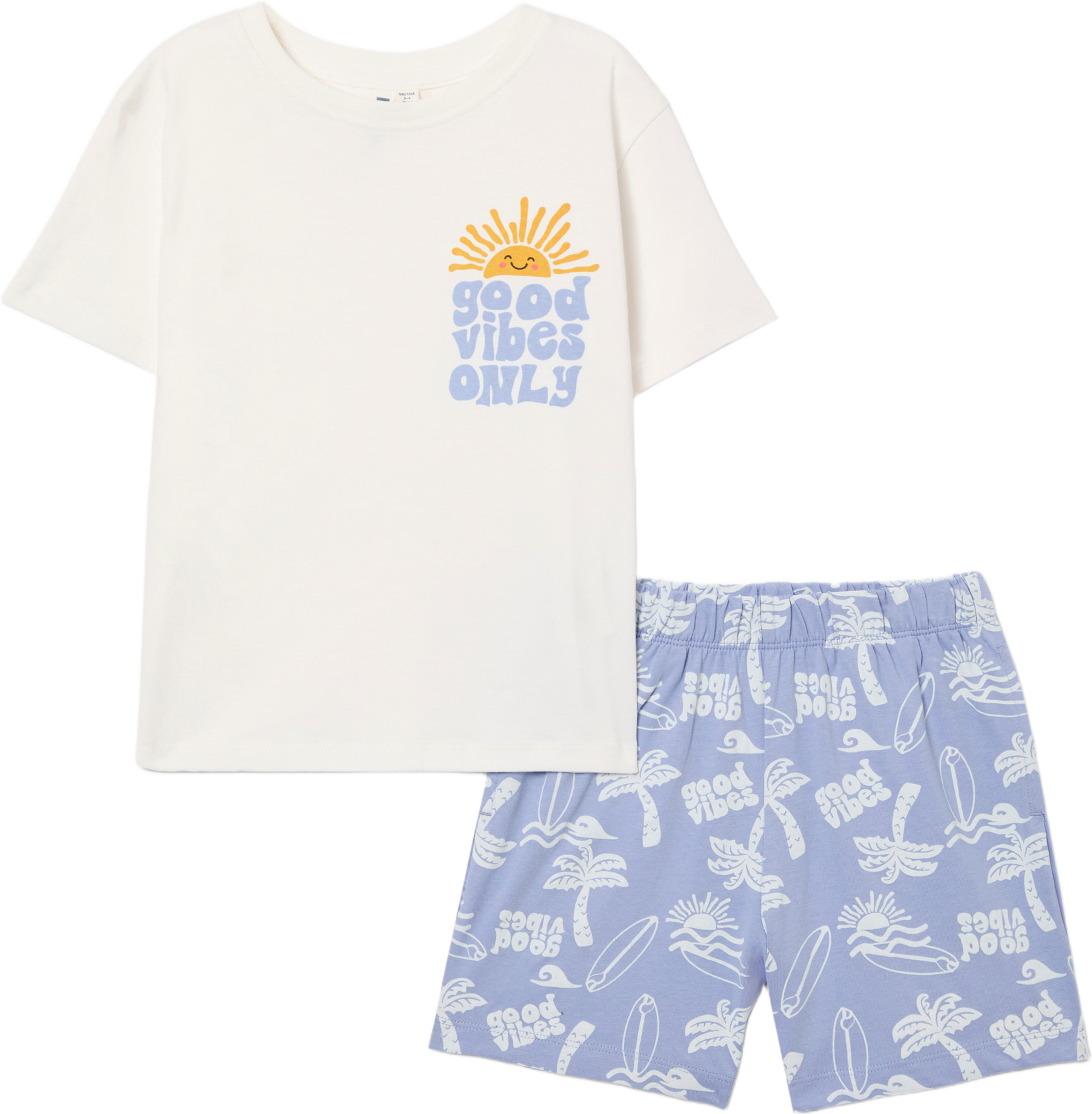 Tvådelat set BOBO, från RIKIKI, i färgen Goodvibes. Klicka för att öppna bilden i stort format