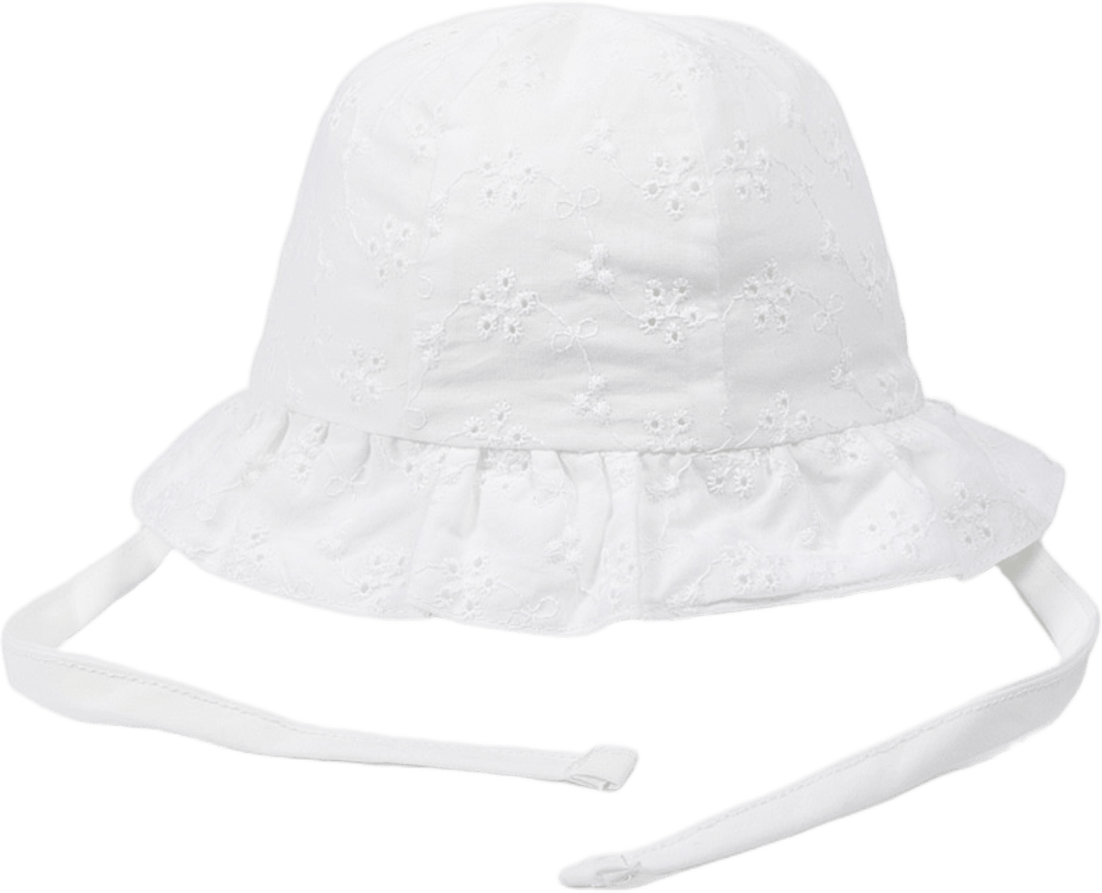 Solhatt för baby DARLING, från RIKIKI, i färgen White. Klicka för att öppna bilden i stort format