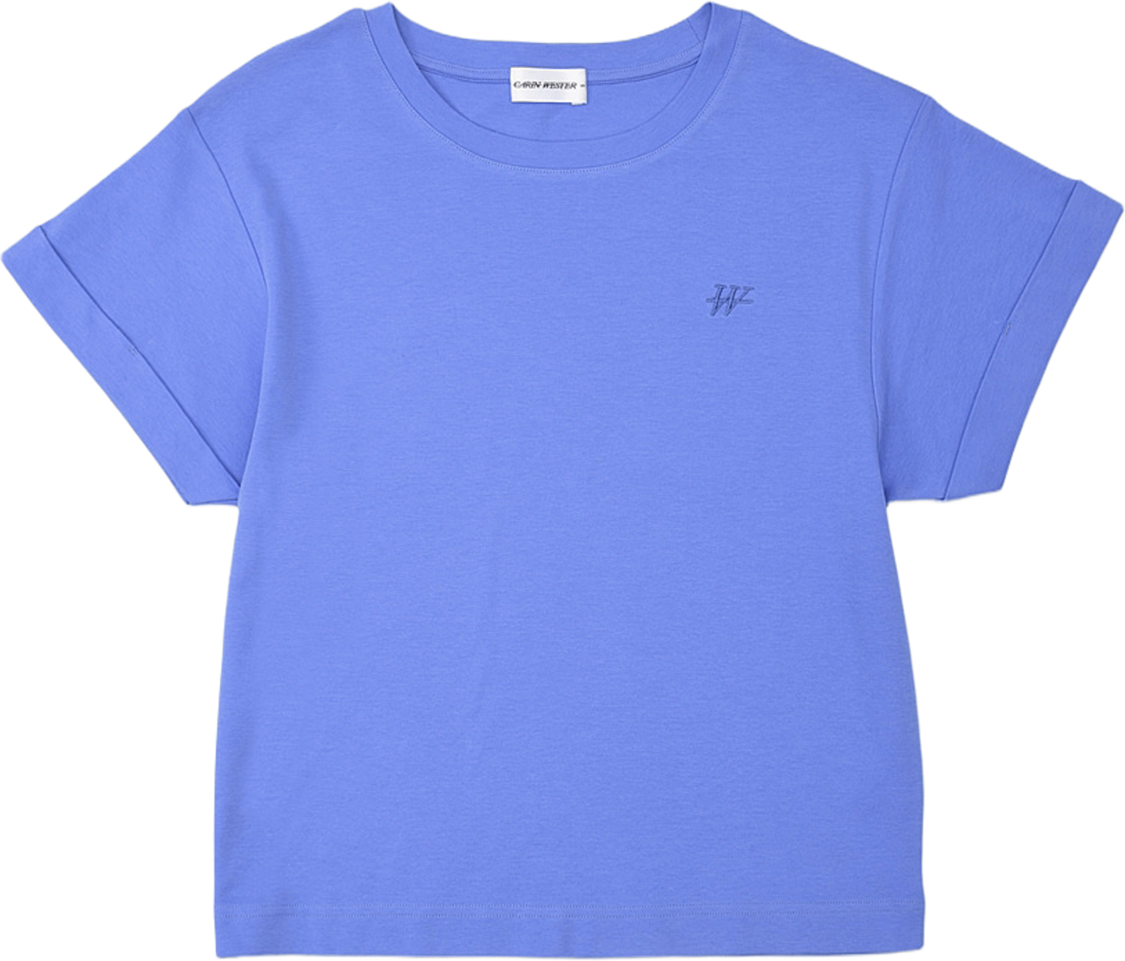 Boxig t-shirt STORM, från Carin Wester, i färgen Mid Blue. Klicka för att öppna bilden i stort format