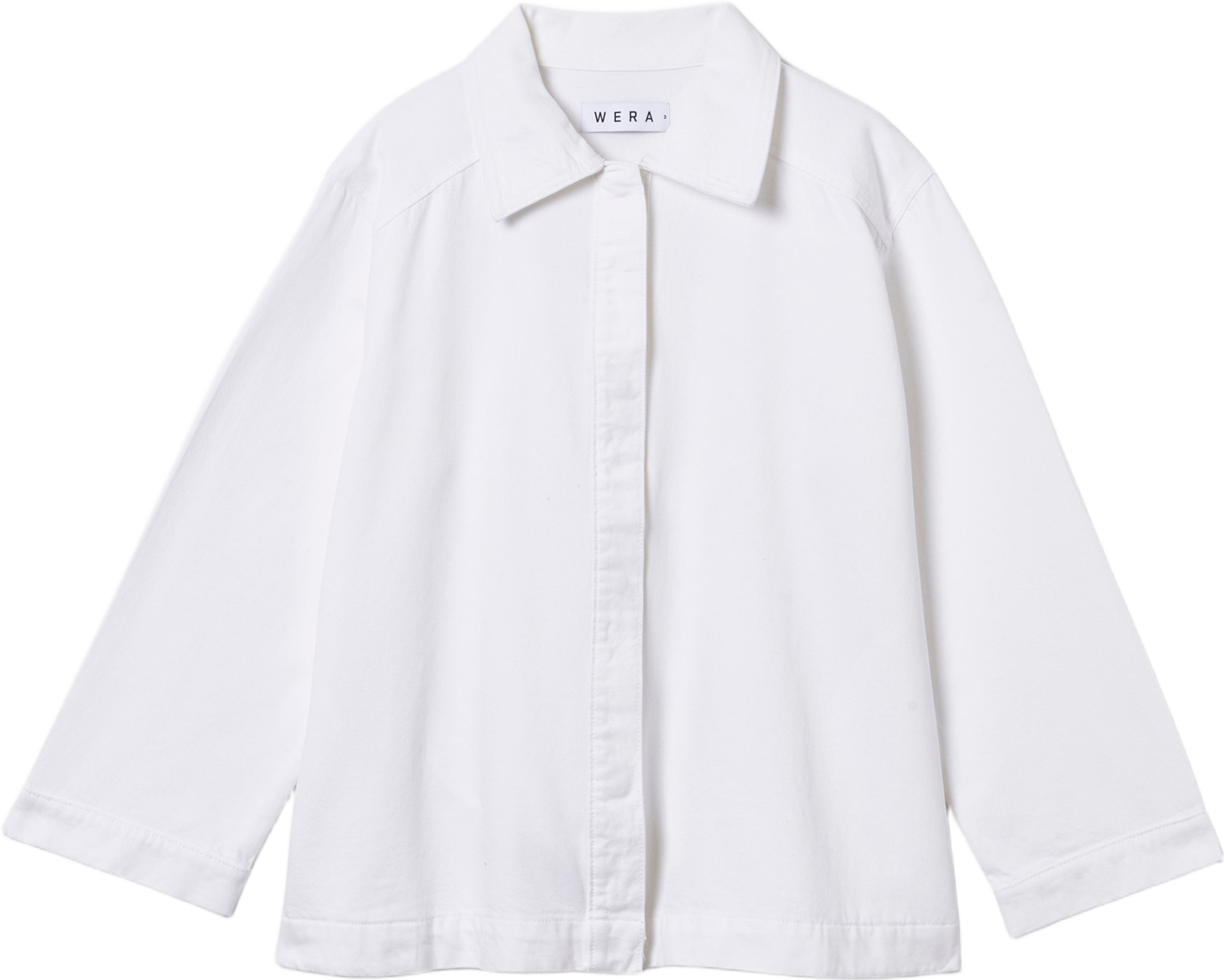 Jeansjacka AMIE, från Wera, i färgen White. Klicka för att öppna bilden i stort format