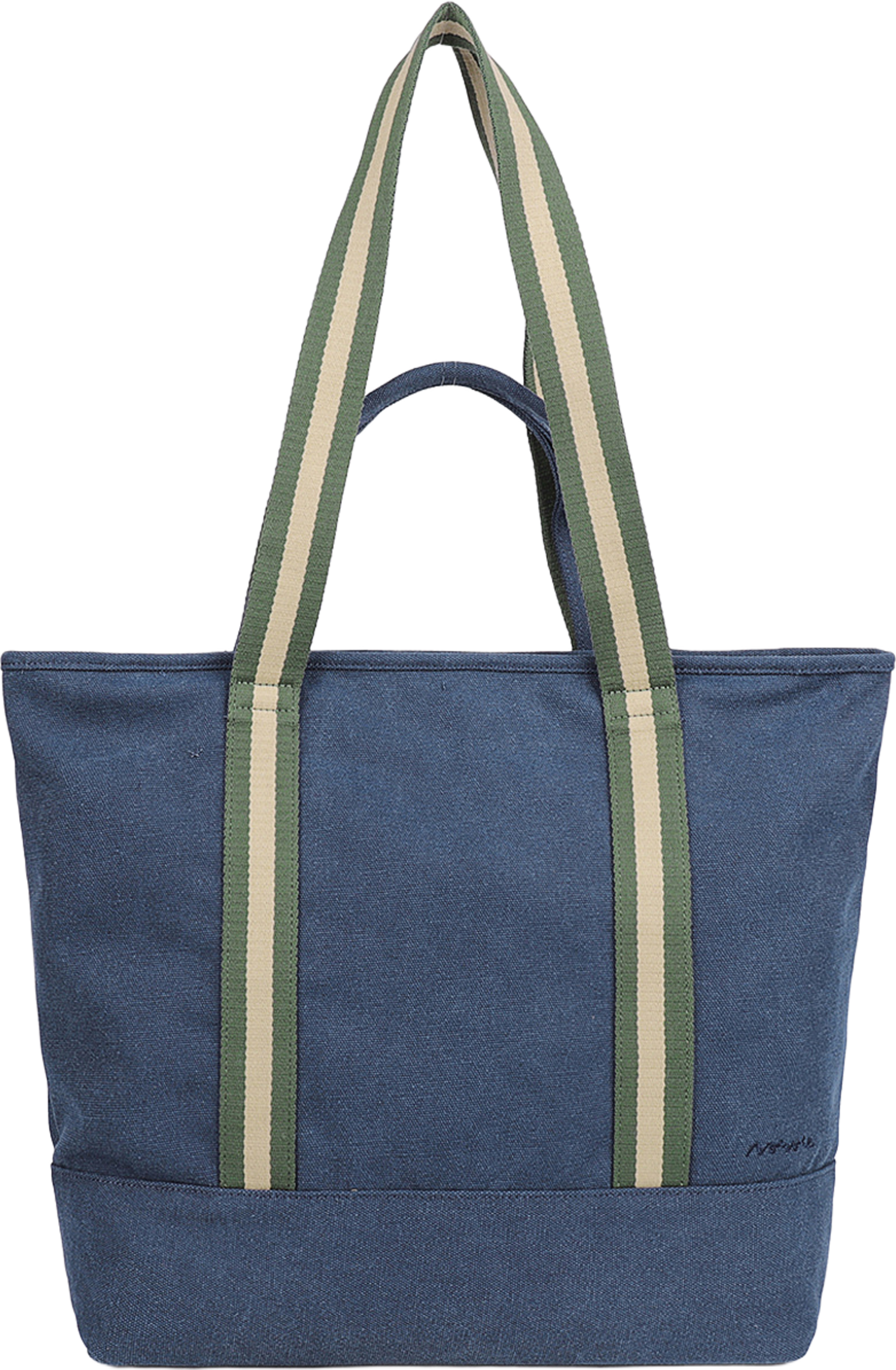 Totebag i canvas ADAM, från NORVIE, i färgen Navy. Klicka för att öppna bilden i stort format