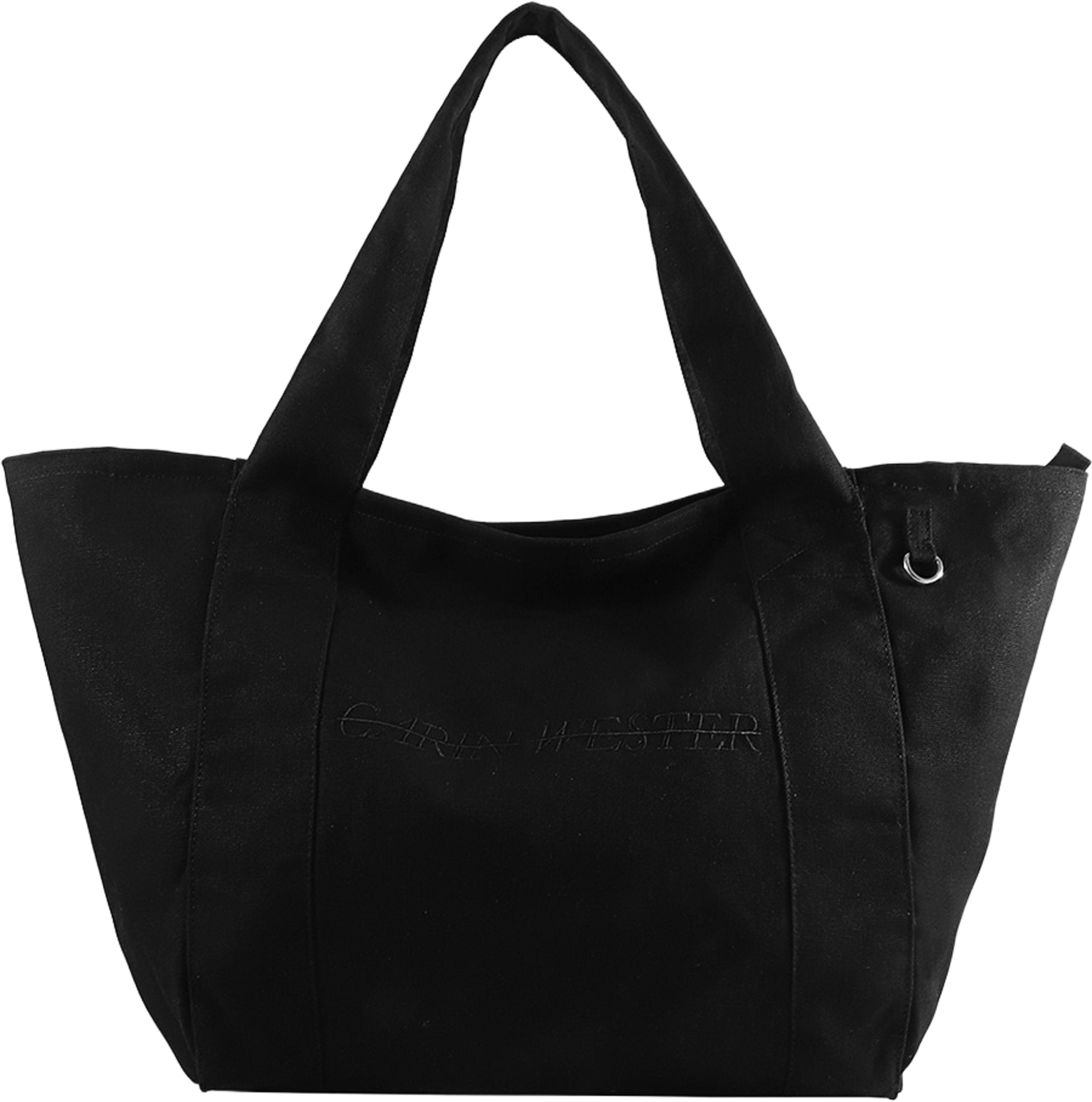 Weekend bag i canvas ALICIA, från Carin Wester, i färgen Black. Klicka för att öppna bilden i stort format