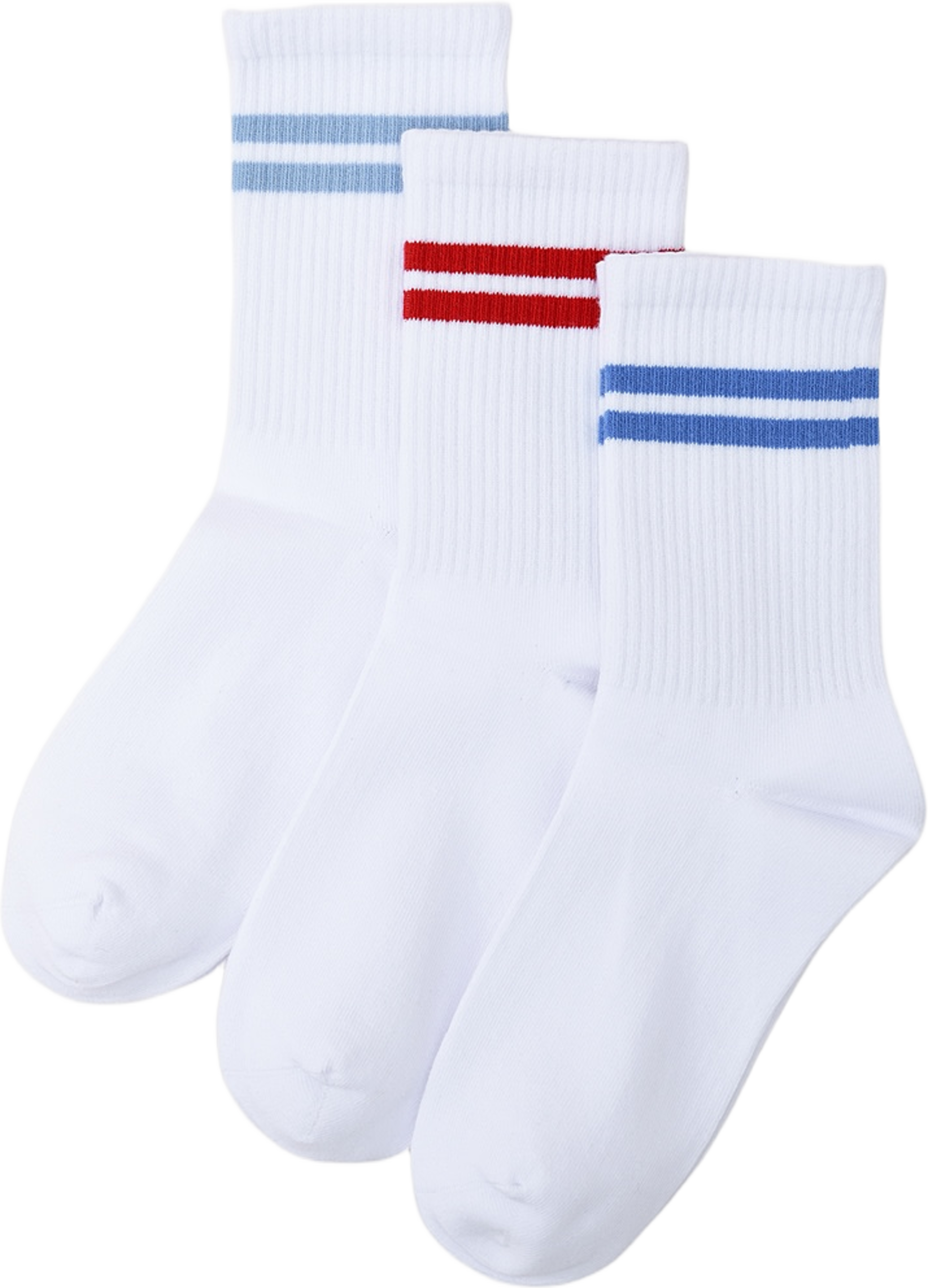 Sportstrumpor, 3-pack, från Å WOMAN, i färgen White. Klicka för att öppna bilden i stort format