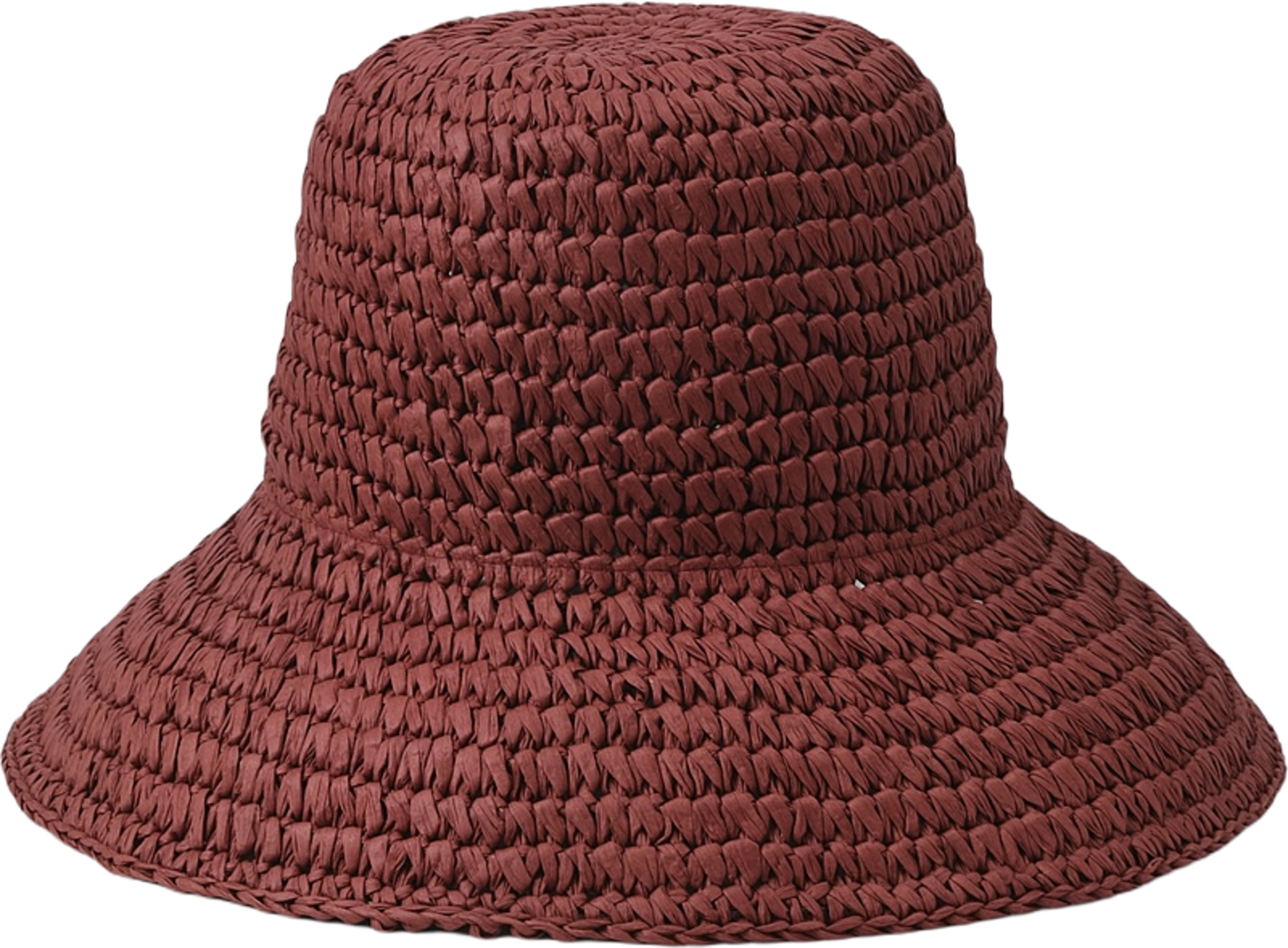 Stråhatt JANICE, från Carin Wester, i färgen Dark Red. Klicka för att öppna bilden i stort format