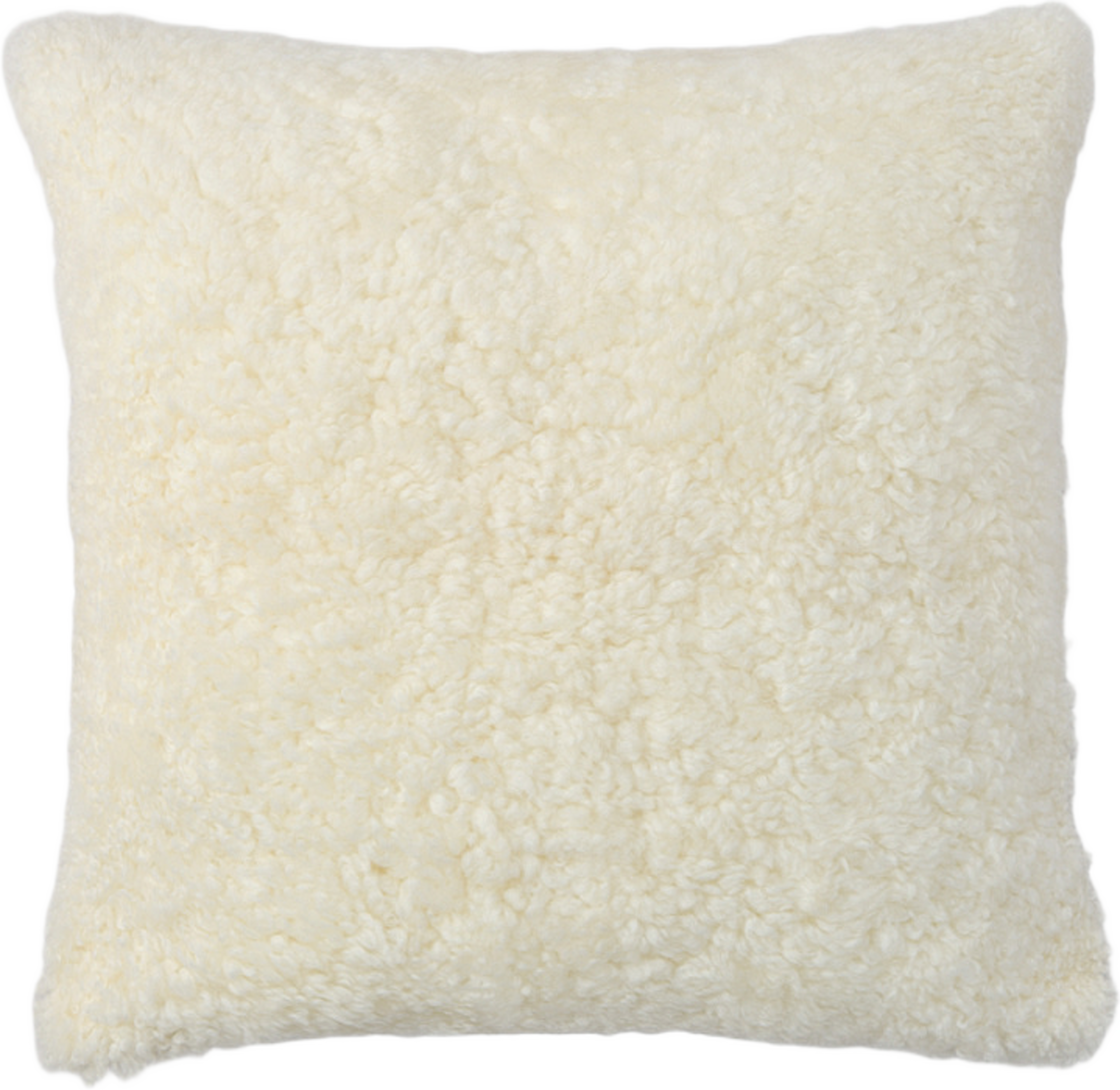 Kuddfodral i fårskinn FÅRÖ 50x50 cm, från Åhléns Home, i färgen White. Klicka för att öppna bilden i stort format