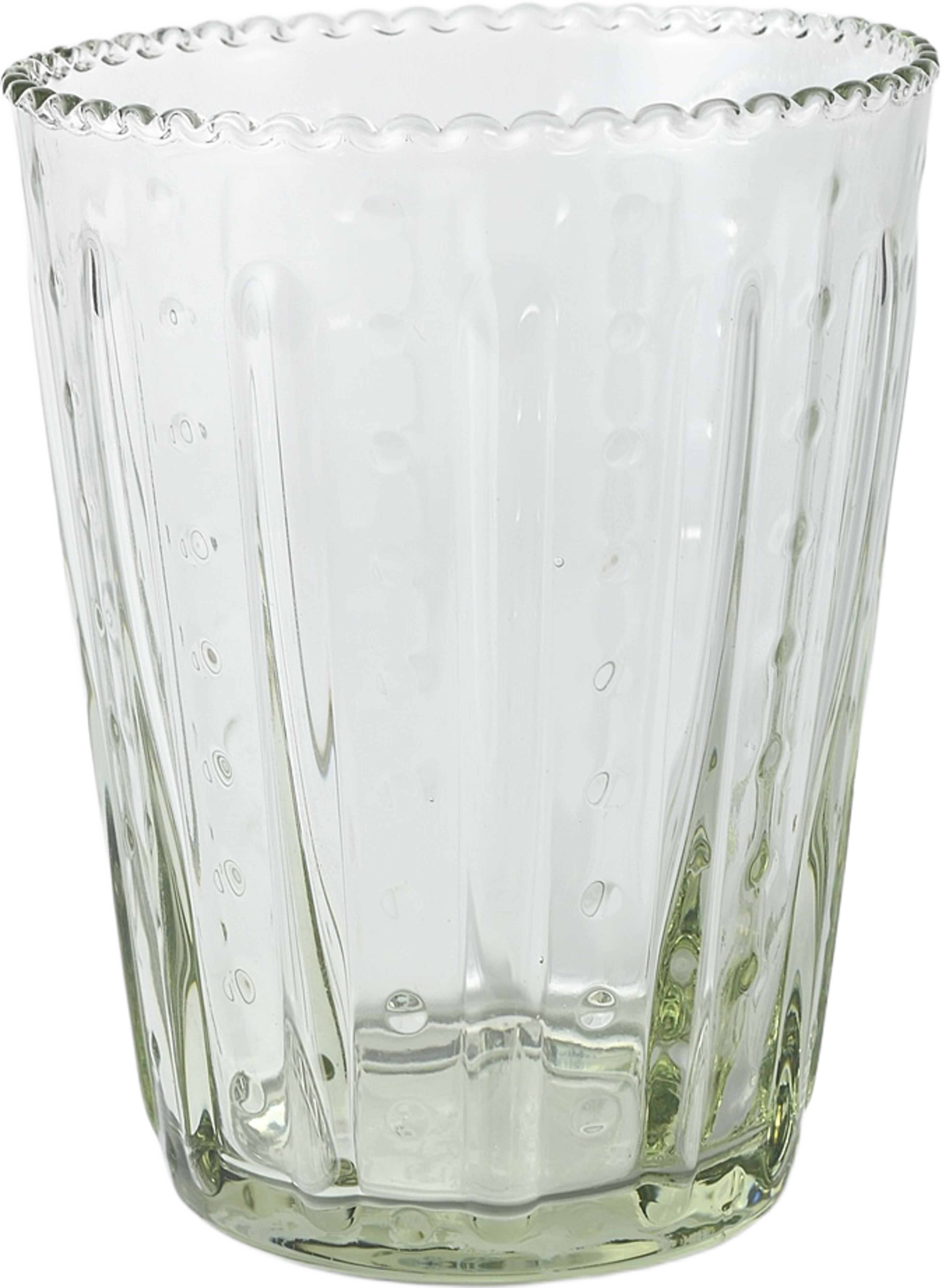 Tumblerglas LARA, från Åhléns Home, i färgen Green. Klicka för att öppna bilden i stort format