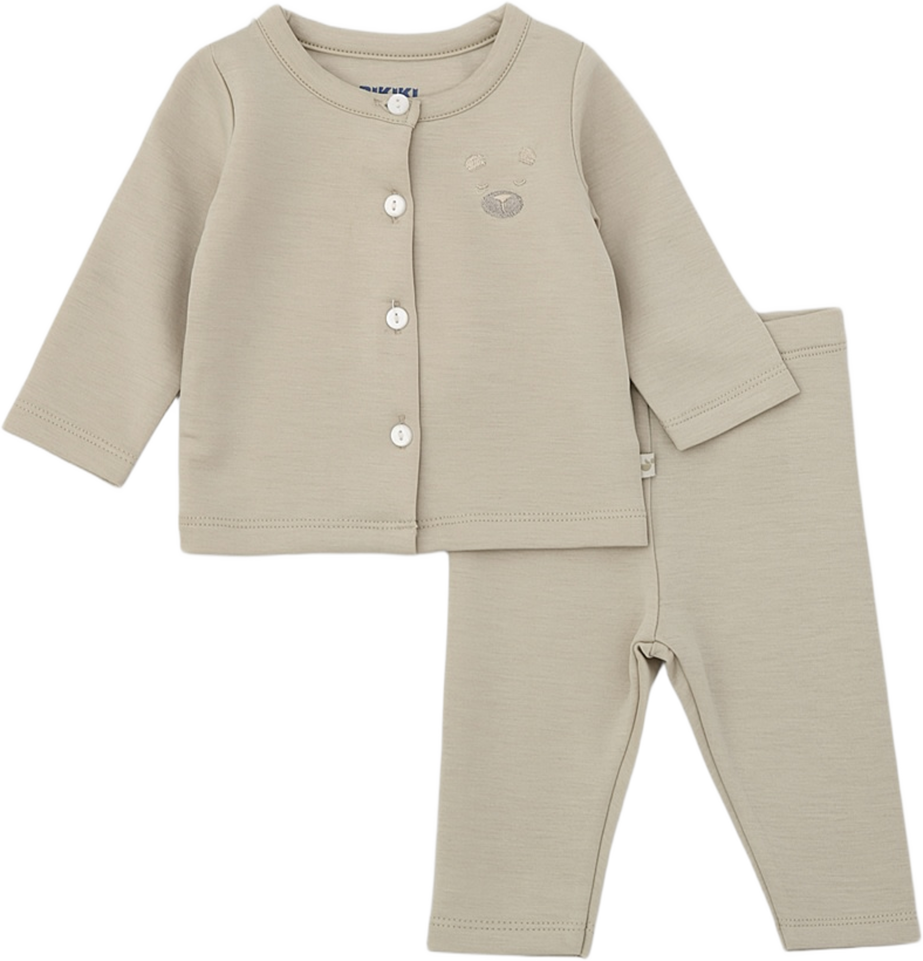 Babyset i tencel REVE, från RIKIKI, i färgen Beige. Klicka för att öppna bilden i stort format