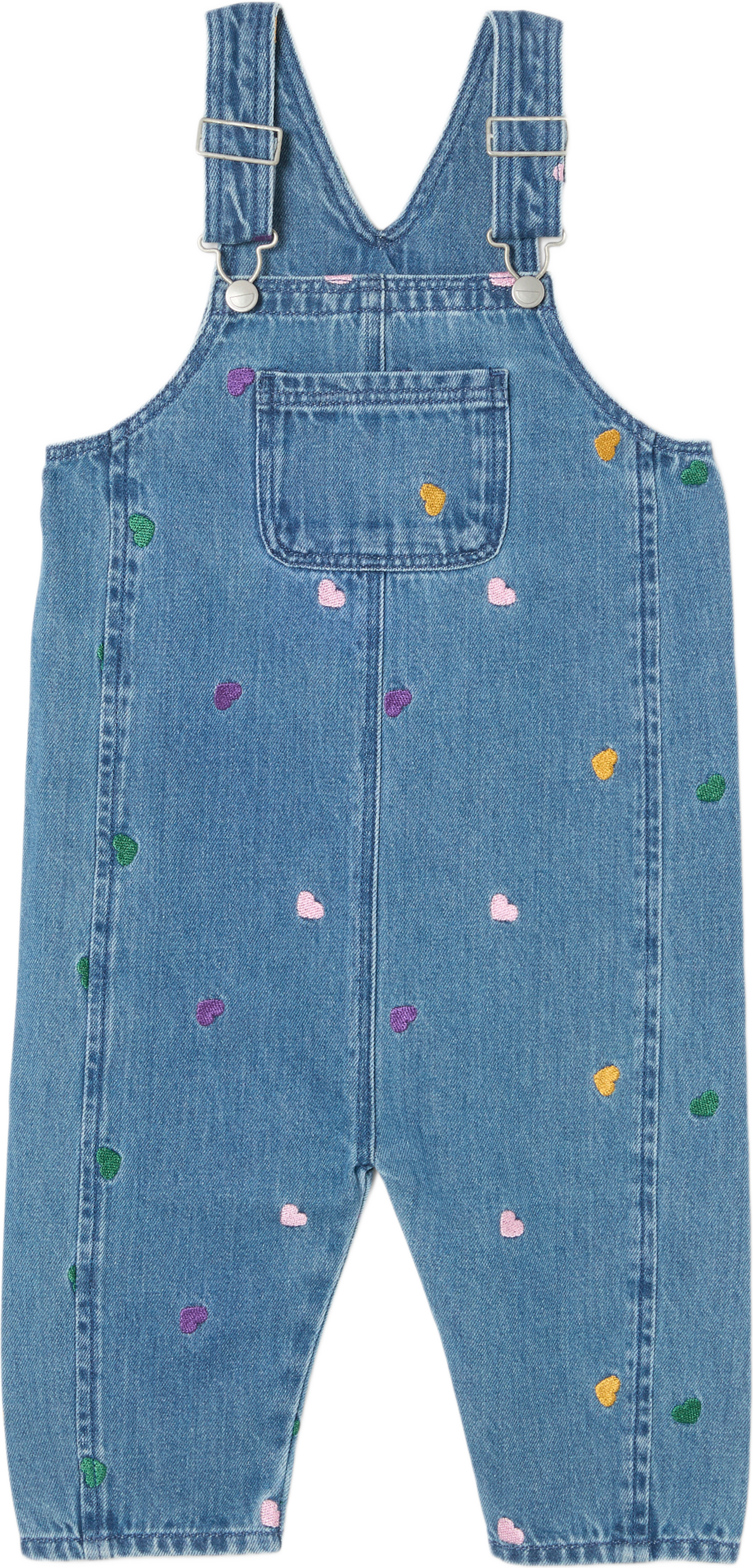Hängselbyxor i denim BLAIR, från RIKIKI, i färgen Blue. Klicka för att öppna bilden i stort format